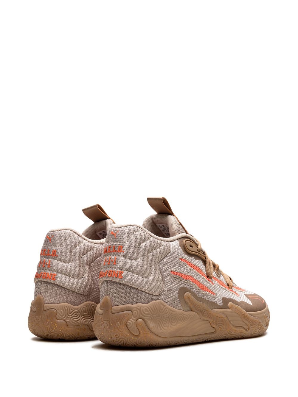 MB.03 "Chinese New Year - Gold/Fluro Peach" sneakers - 3