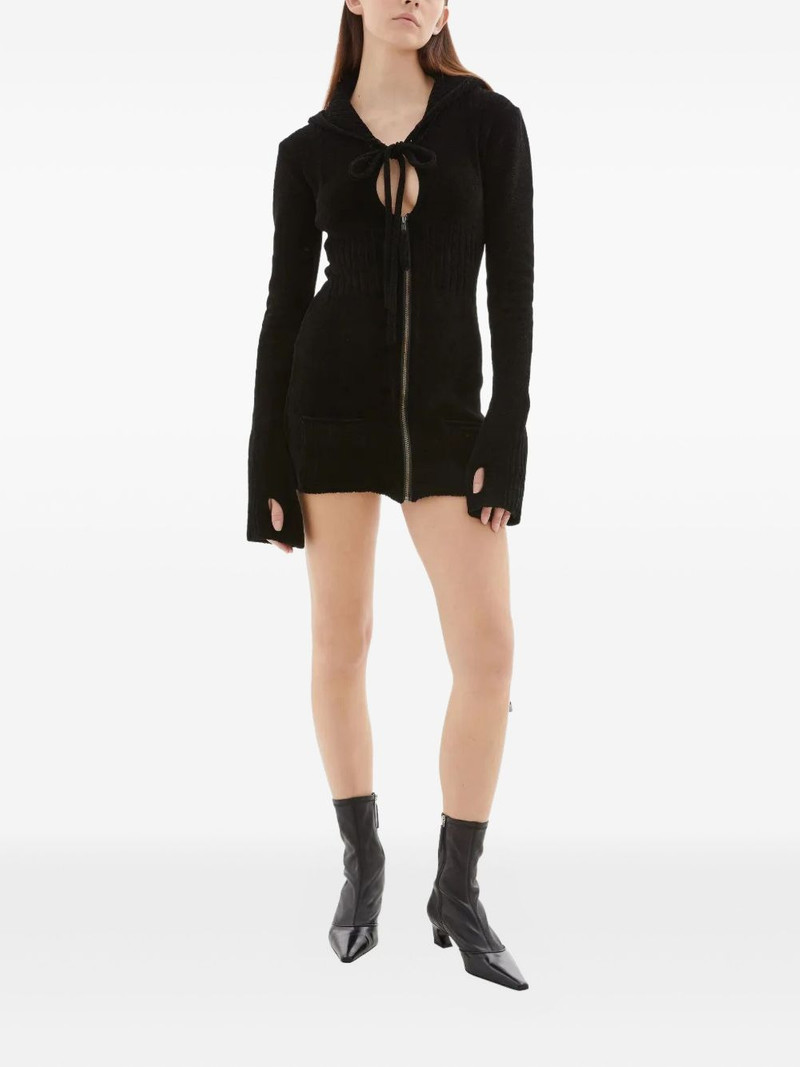 OTTOLINGER hooded zip-front mini dress outlook