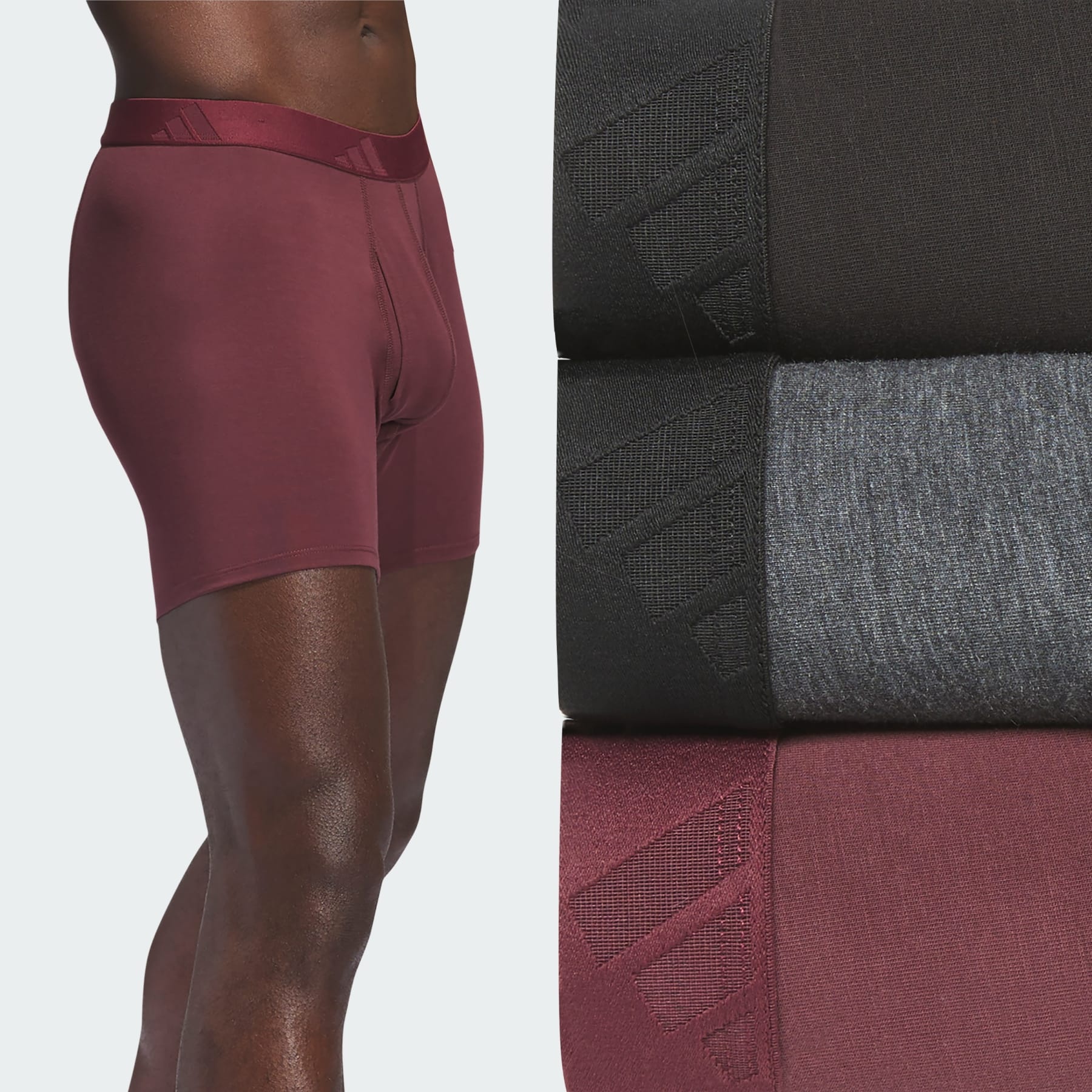 Luxe Comfort 3-Pack Boxer Briefs - 6