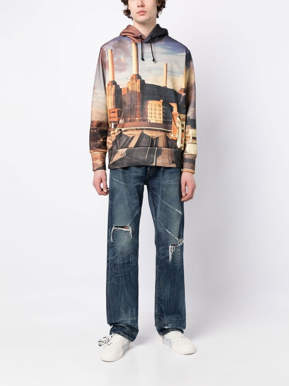 photo-printed hoodie - 2