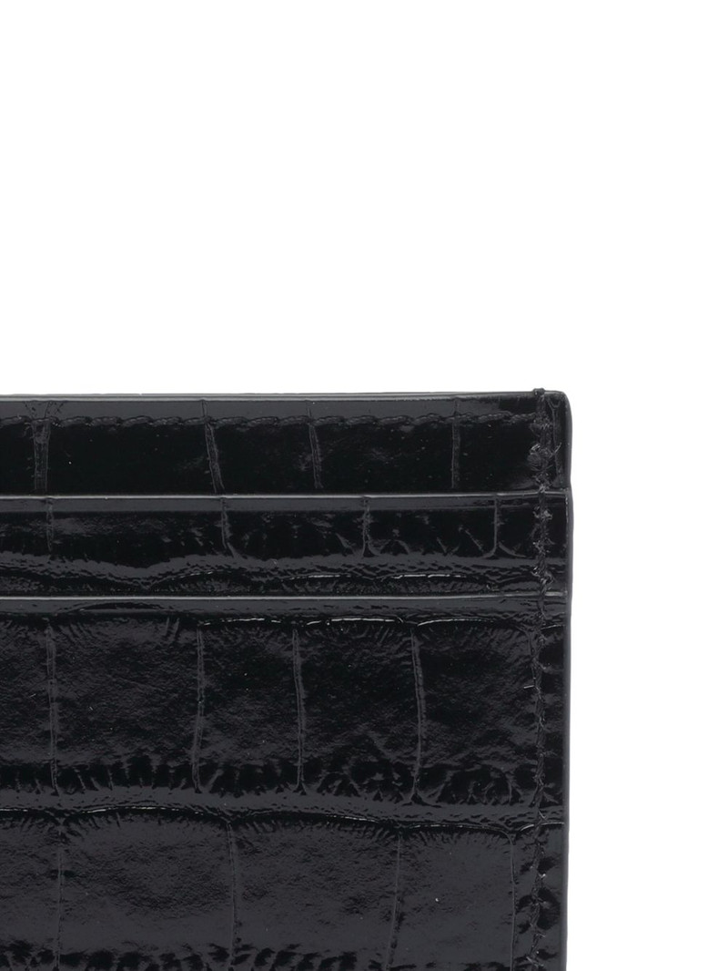 TOM FORD crocodile-effect cardholder outlook