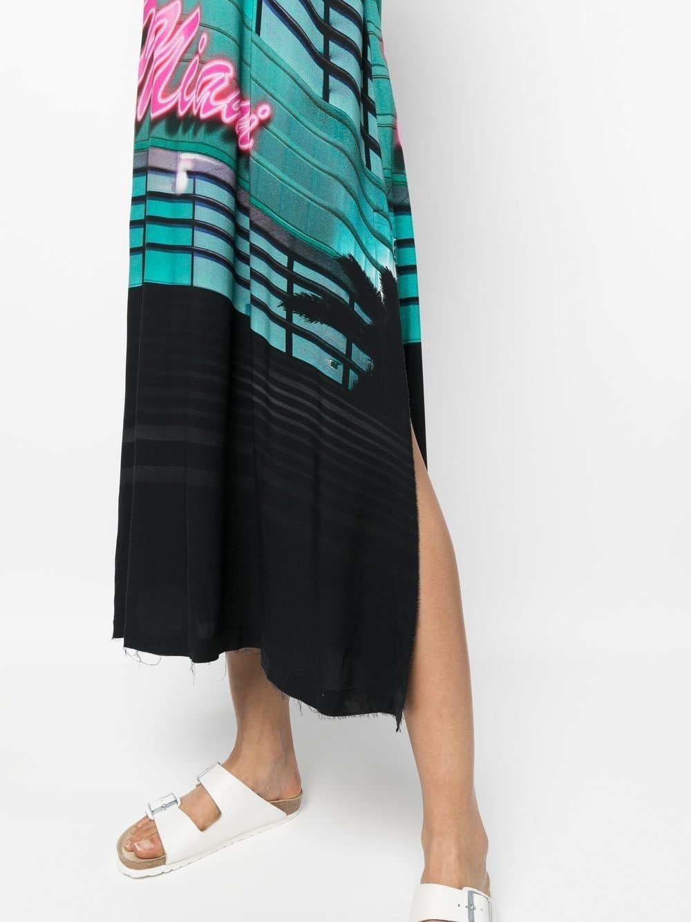 Miami graphic-print midi dress - 5