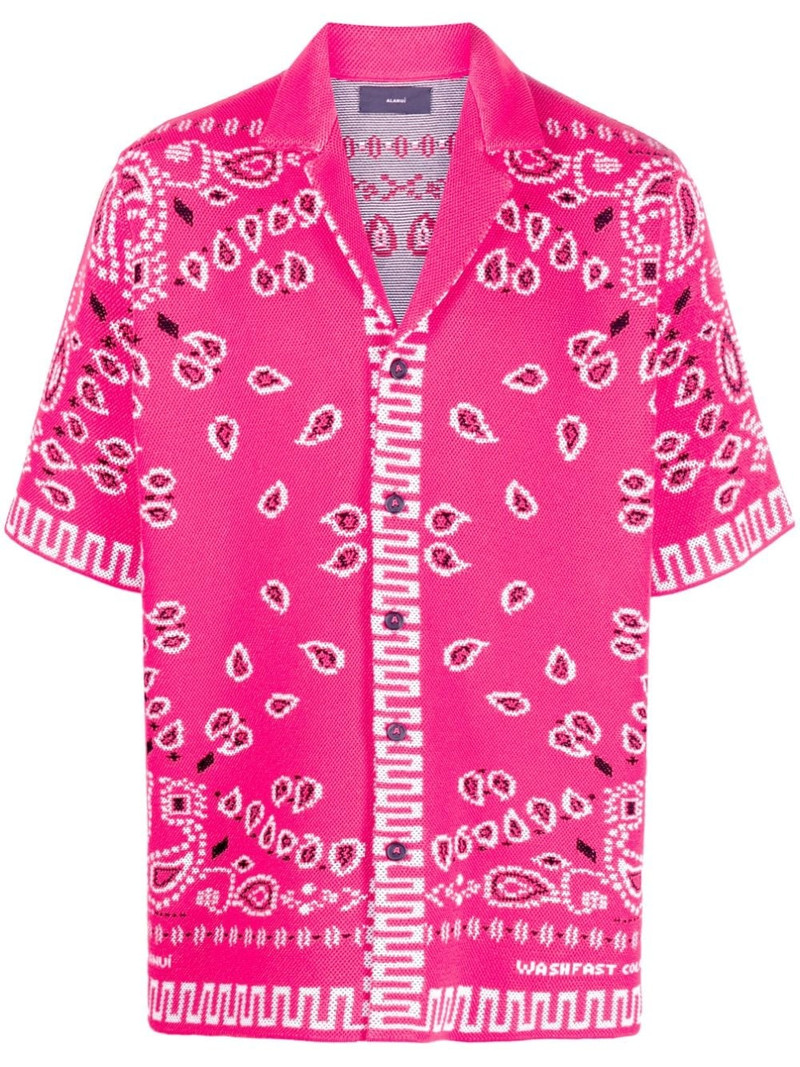 Bandana print short-sleeve shirt 1