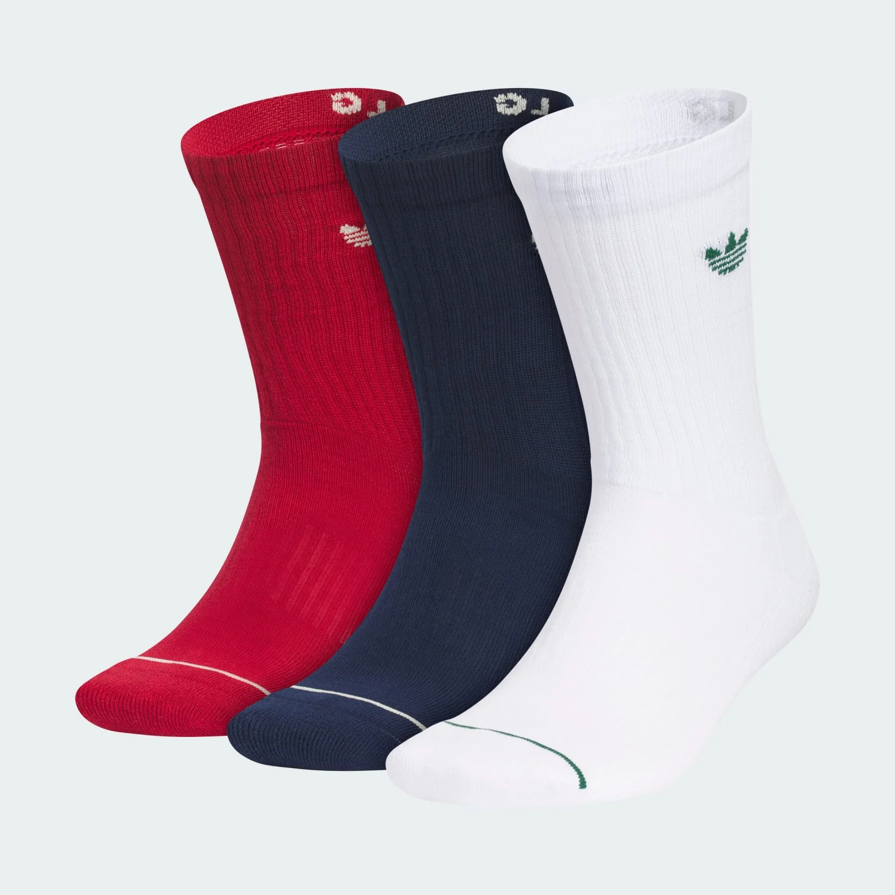 Unisex Originals Trefoil 3.0 3-Pack Crew - 1