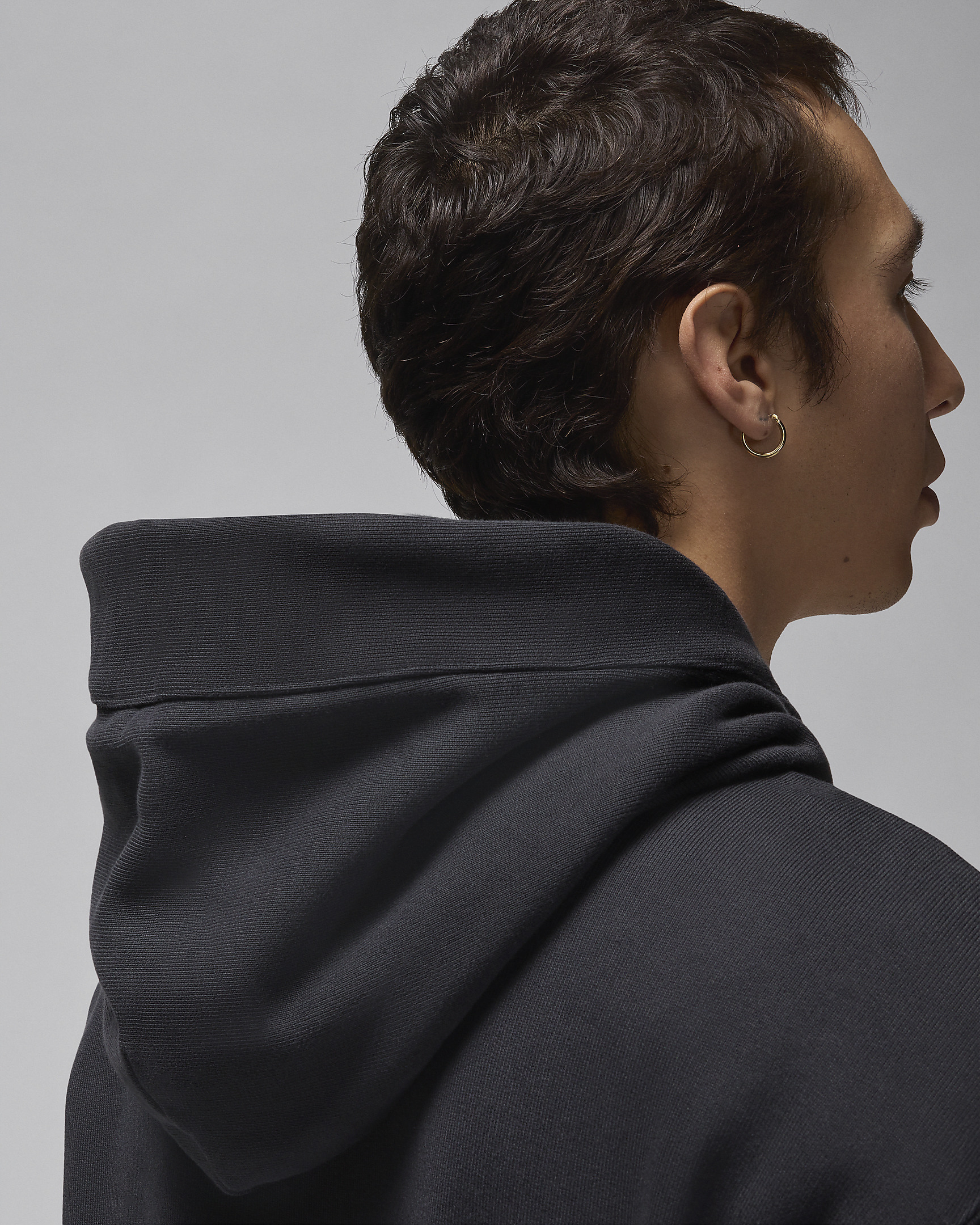 Men's Air Jordan Wordmark Fleece Hoodie - 6