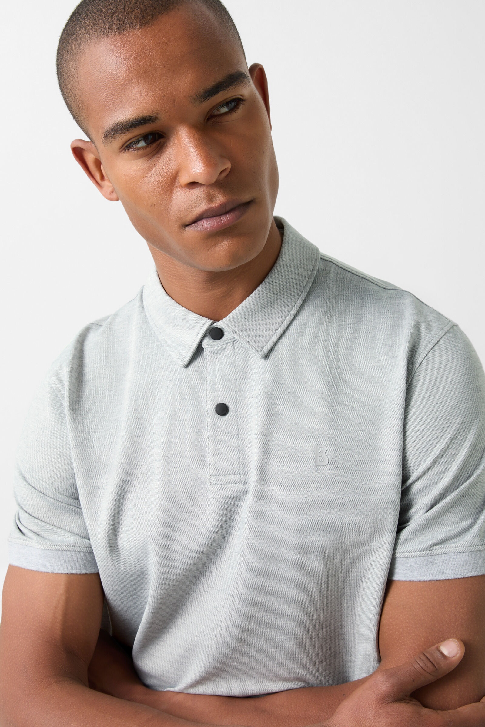 Timo Polo shirt in Light gray - 4