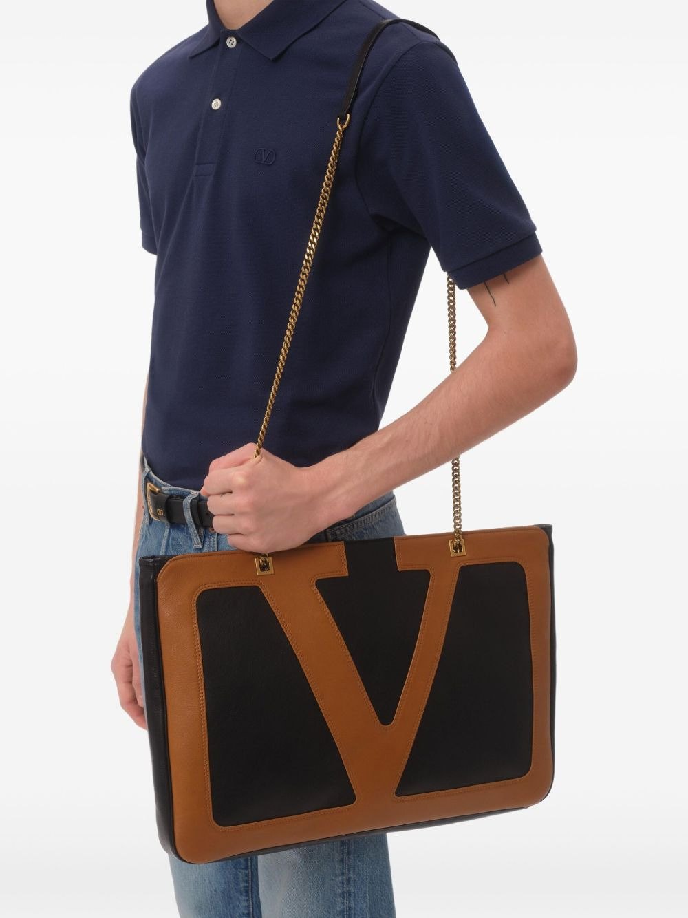 VLogo Signature cotton polo shirt - 6