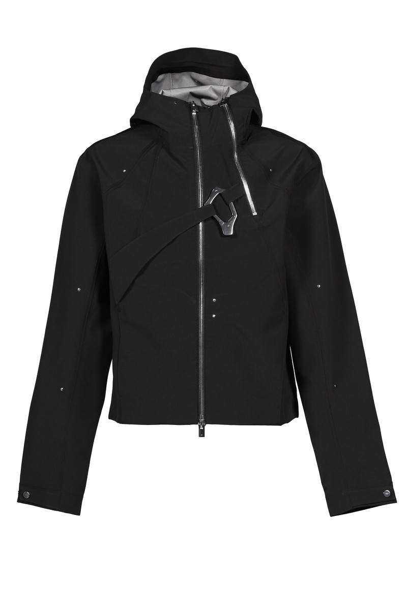 MOIRE TECHNICAL JACKET / BLK 1