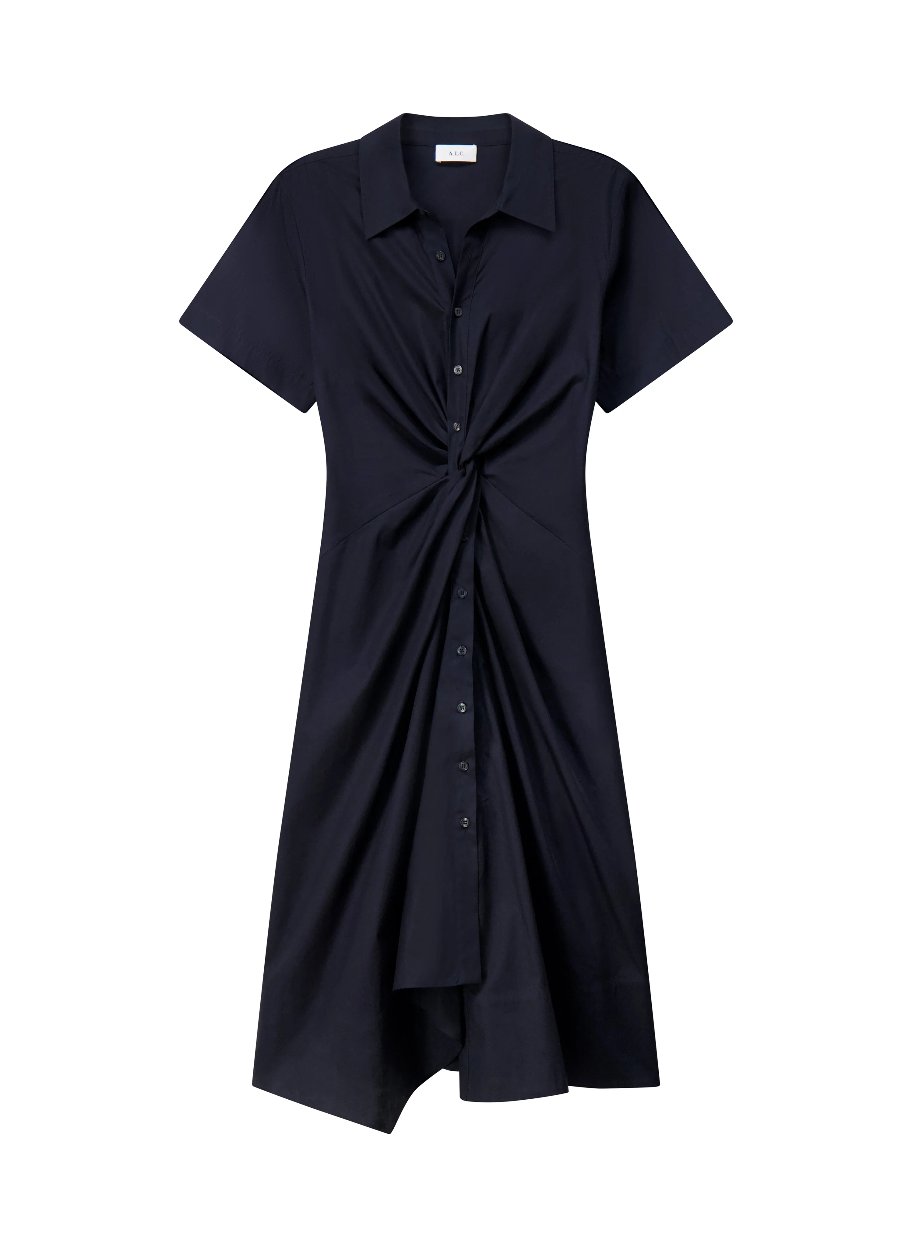 Ana Cotton Midi Shirtdress - 1