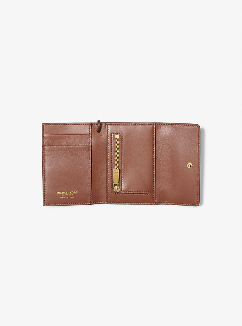 MICHAEL KORS COLLECTION Leather Card Holder Necklace outlook