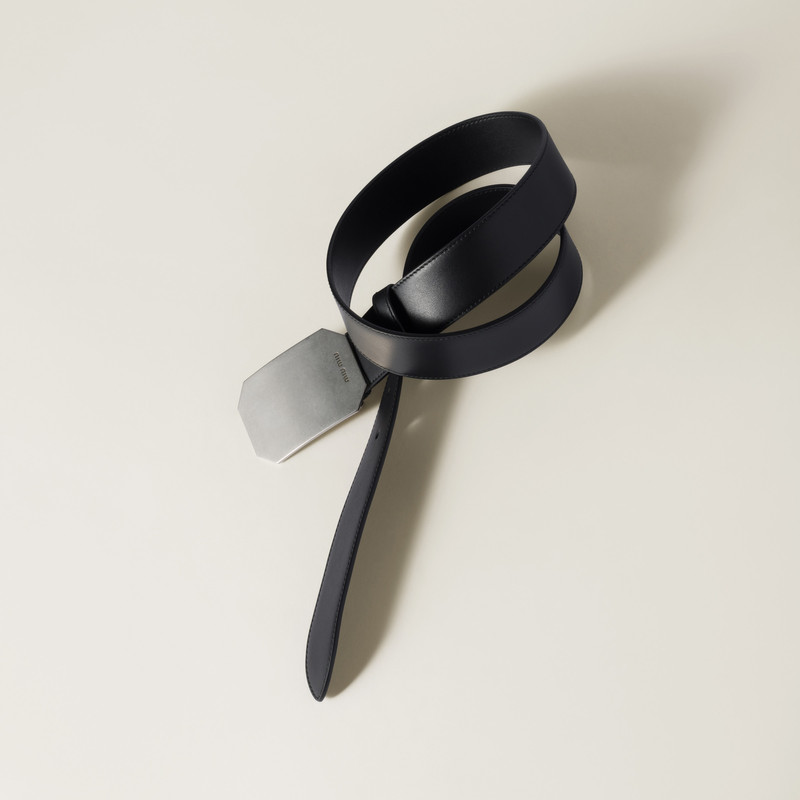 Miu Miu Leather belt outlook