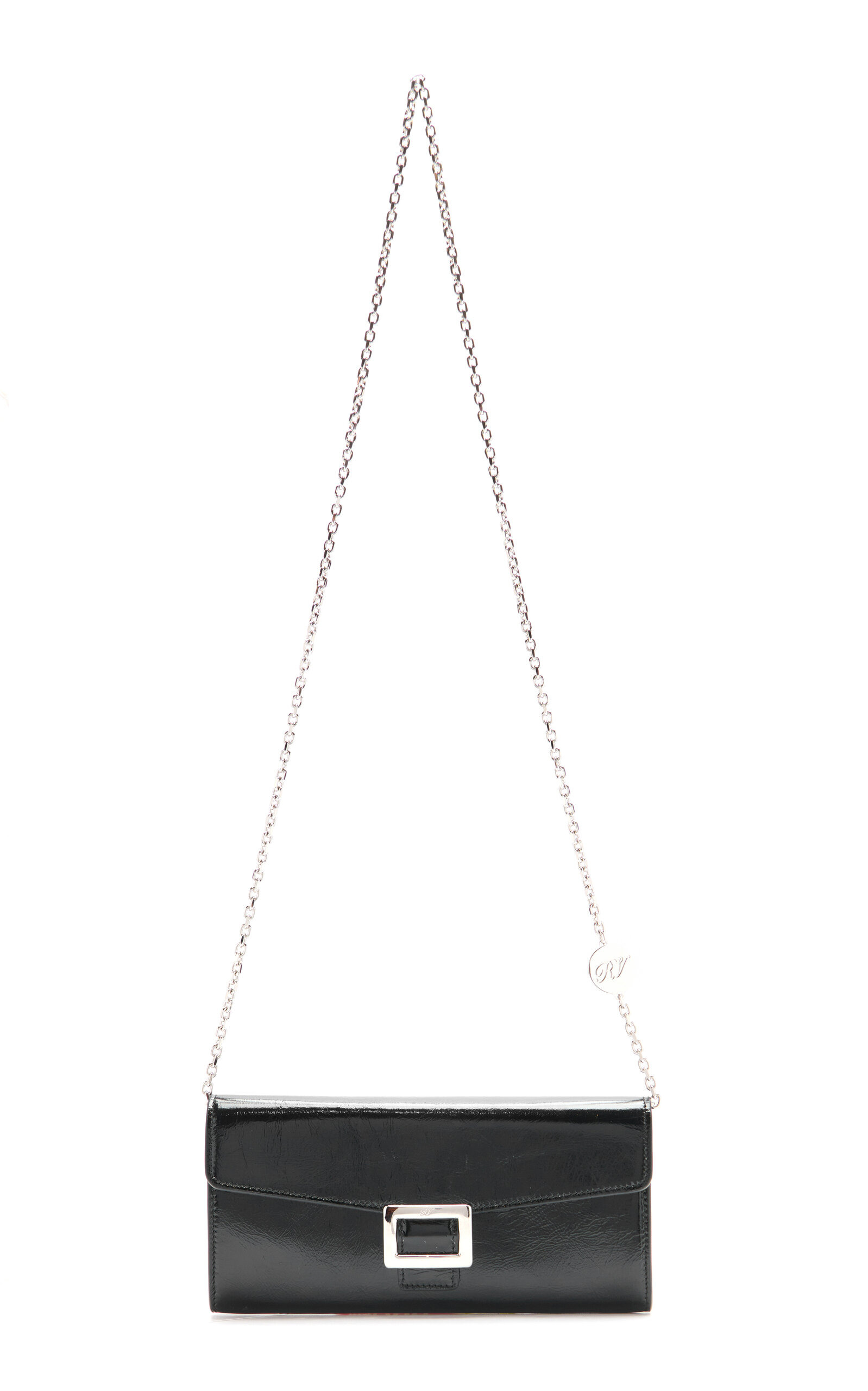 Belle Vivier Wallet On Chain burgundy - 5