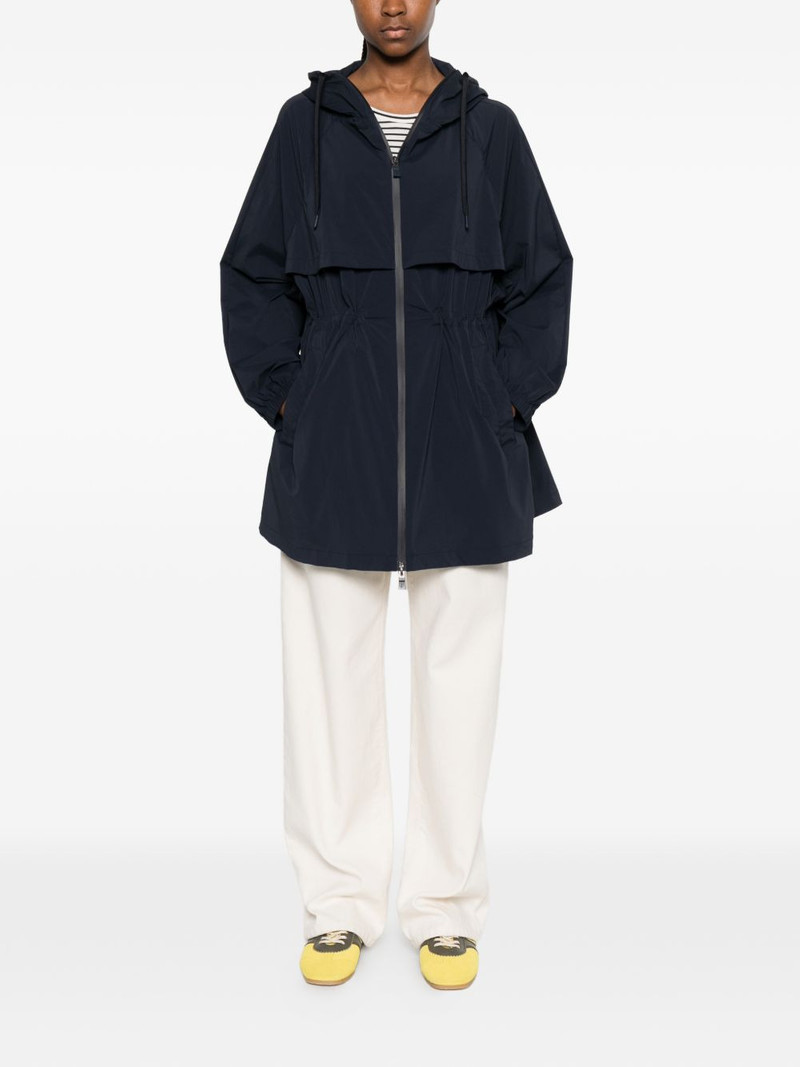Herno hooded zip-fastening coat outlook