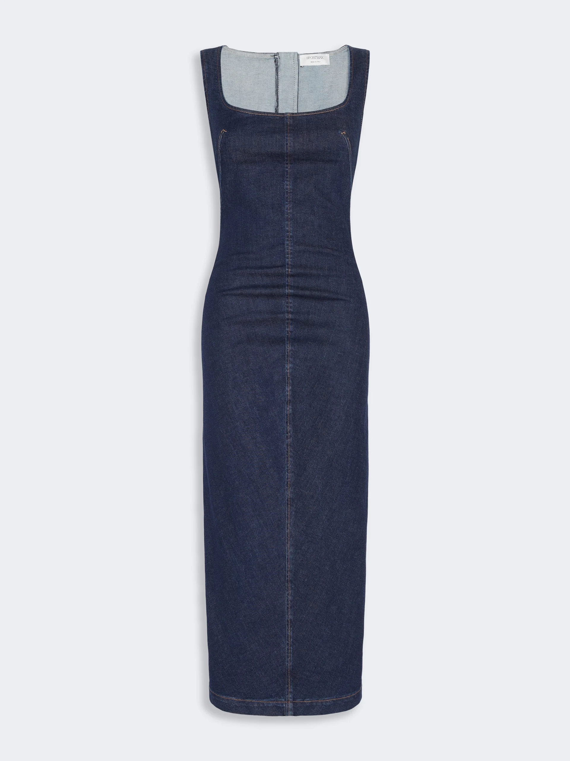 CLASSE Sleeveless denim dress - MIDNIGHTBLUE - 1