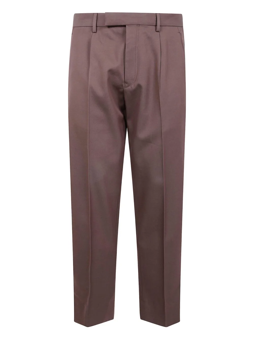 pocket pleated trousers - 1