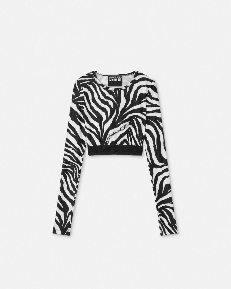 Zebra Crop Top - 1