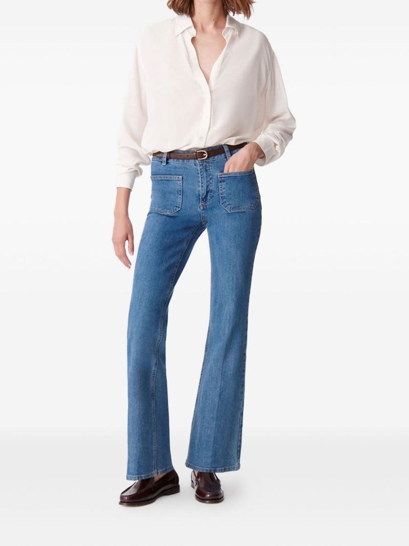 Vanessa Bruno Dompay patch-pocket flared jeans outlook