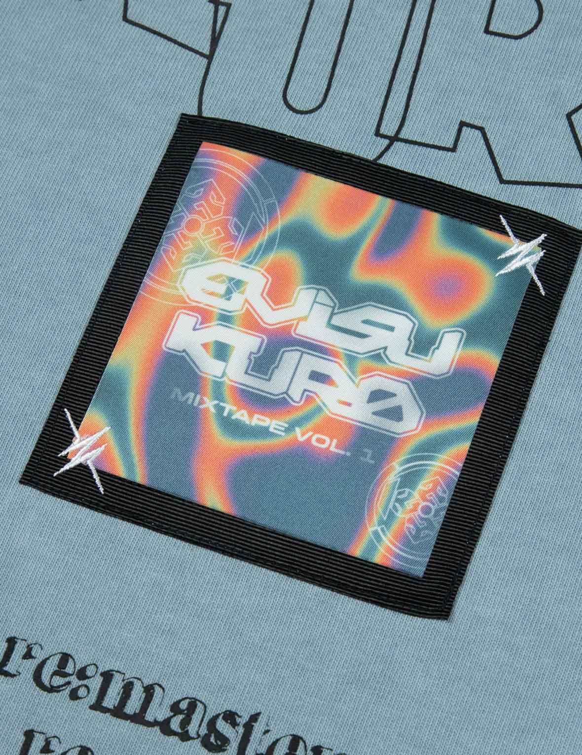 Seagull and Rainbow Gradient Pattern Print Relax Fit T-Shirt - 10