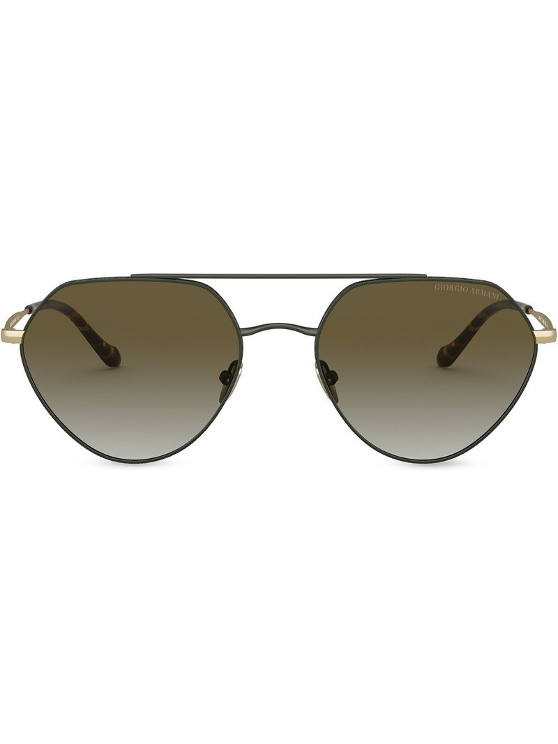 geometric pilot sunglasses 1