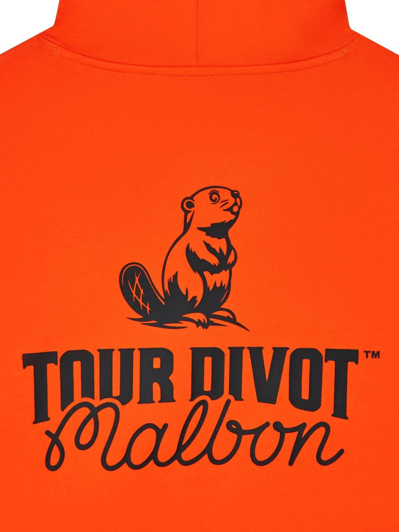 malbon logo-embroidered hoodie outlook