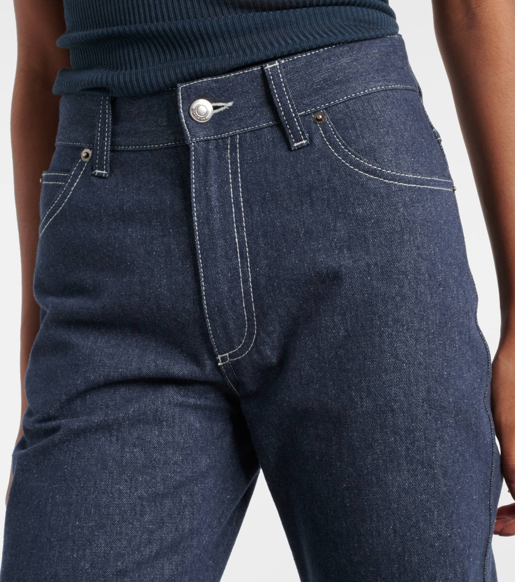 Nedar high-rise straight jeans - 4