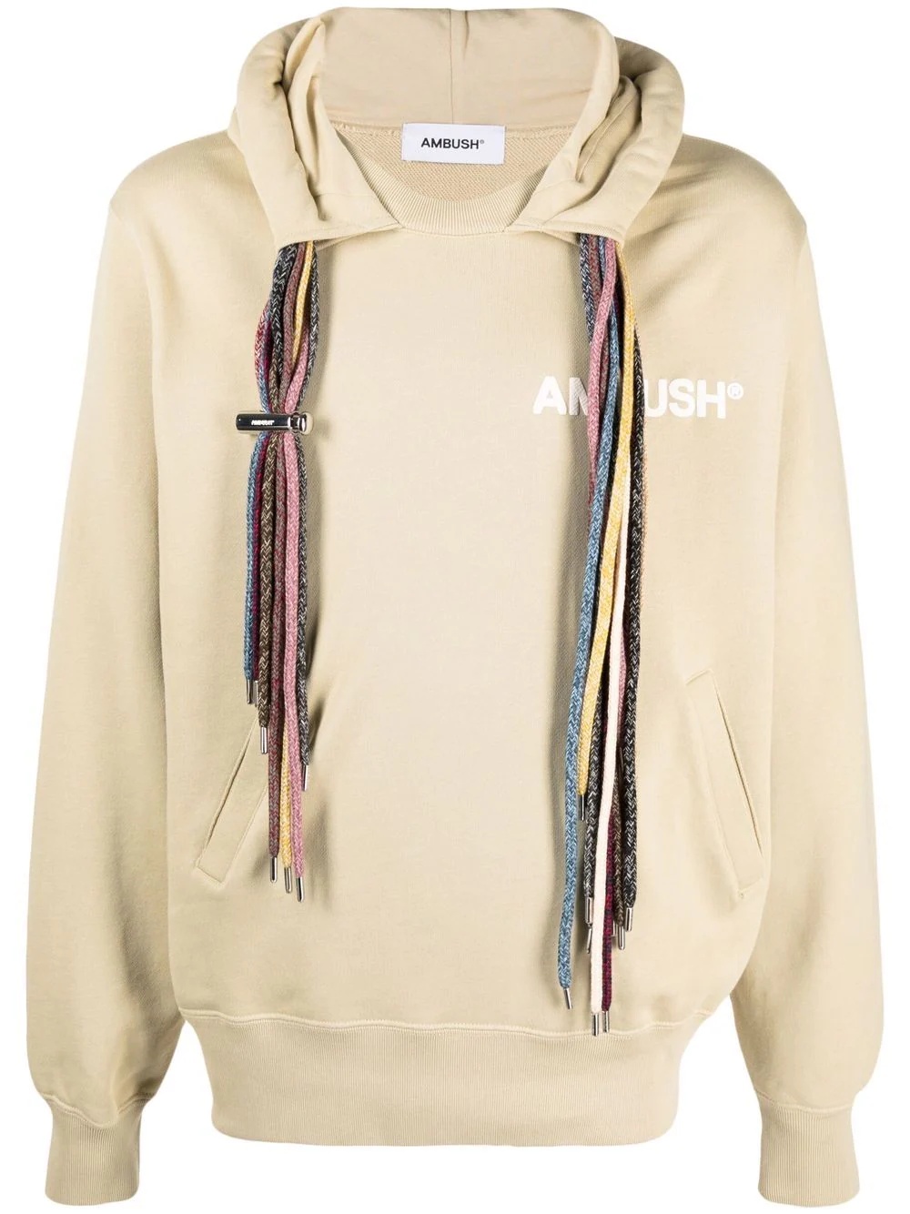 drawstring cotton hoodie - 1