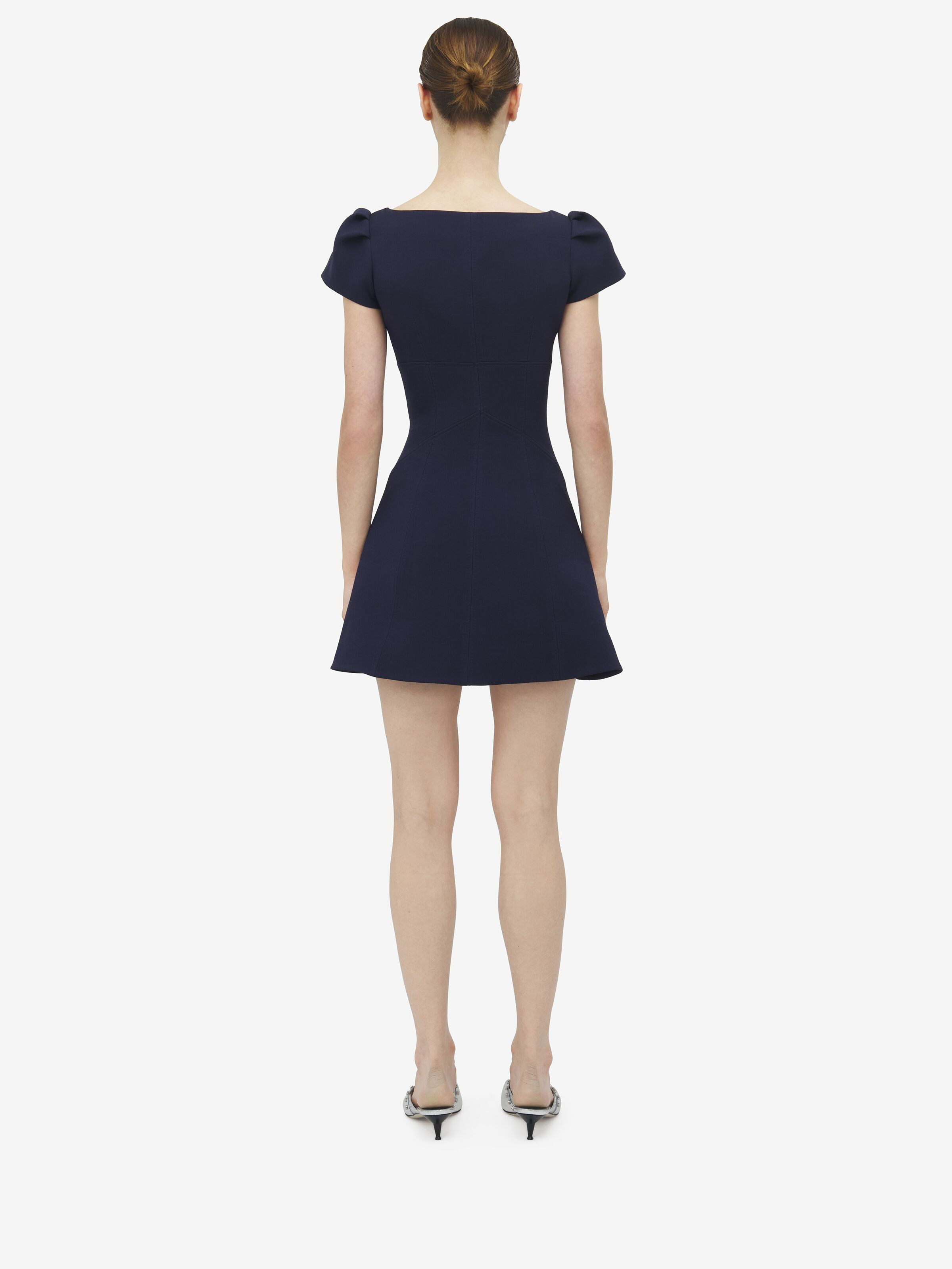 Wool Silk Mini Dress - 4