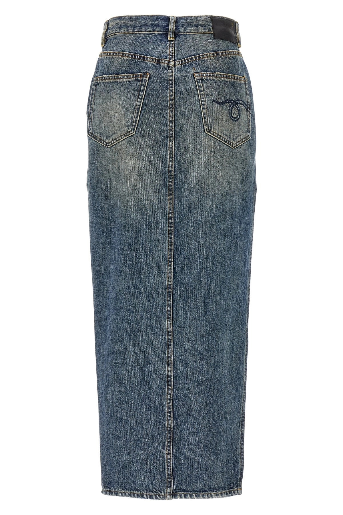 'Devon Side Slit' skirt - 3