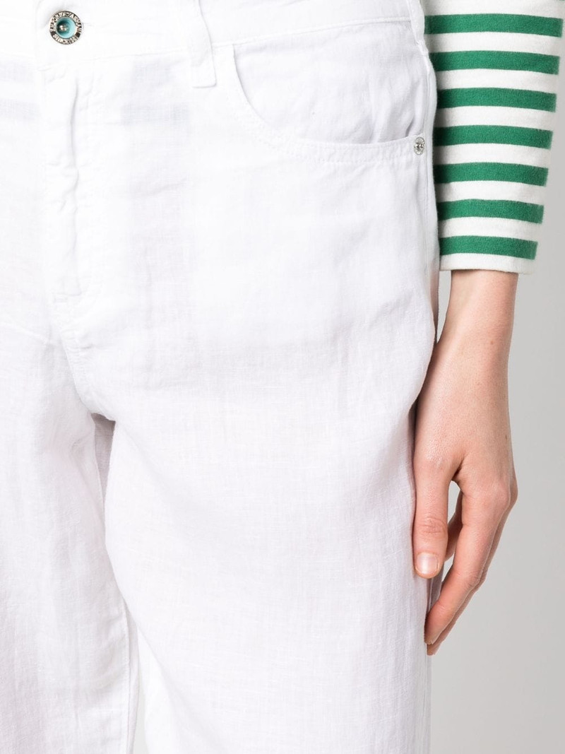 straight-leg linen trousers 5