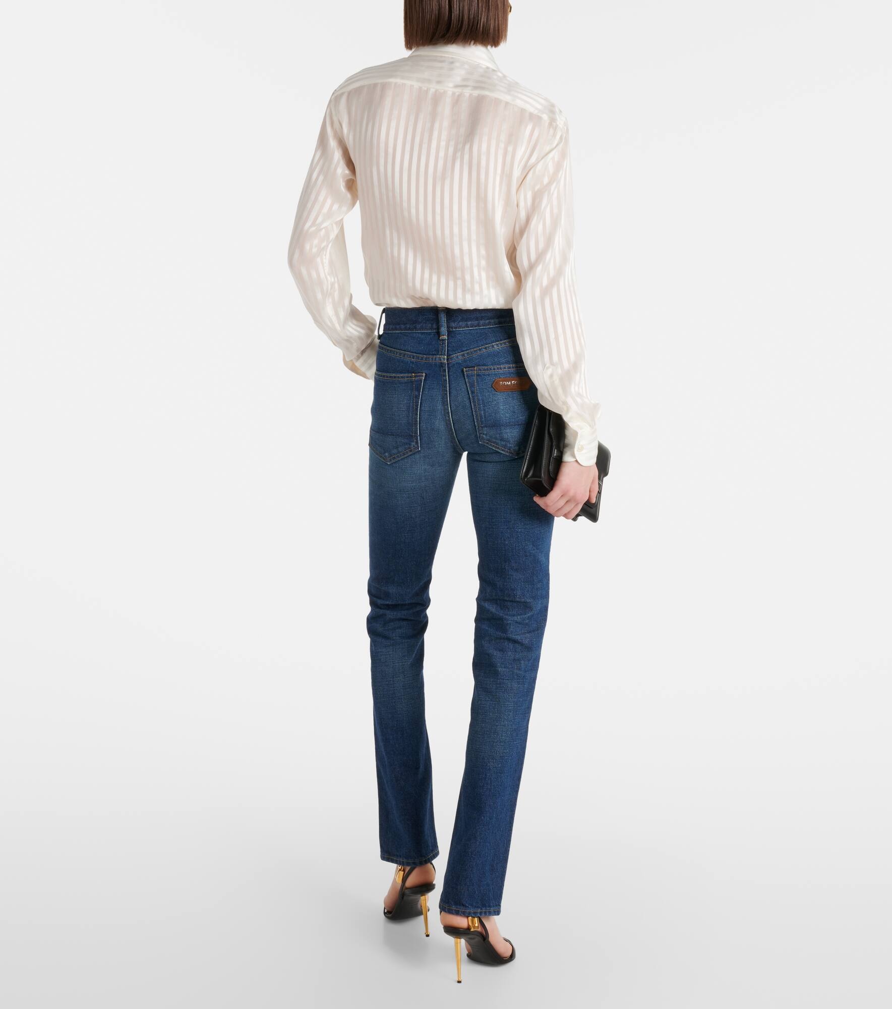 High-rise straight jeans - 3