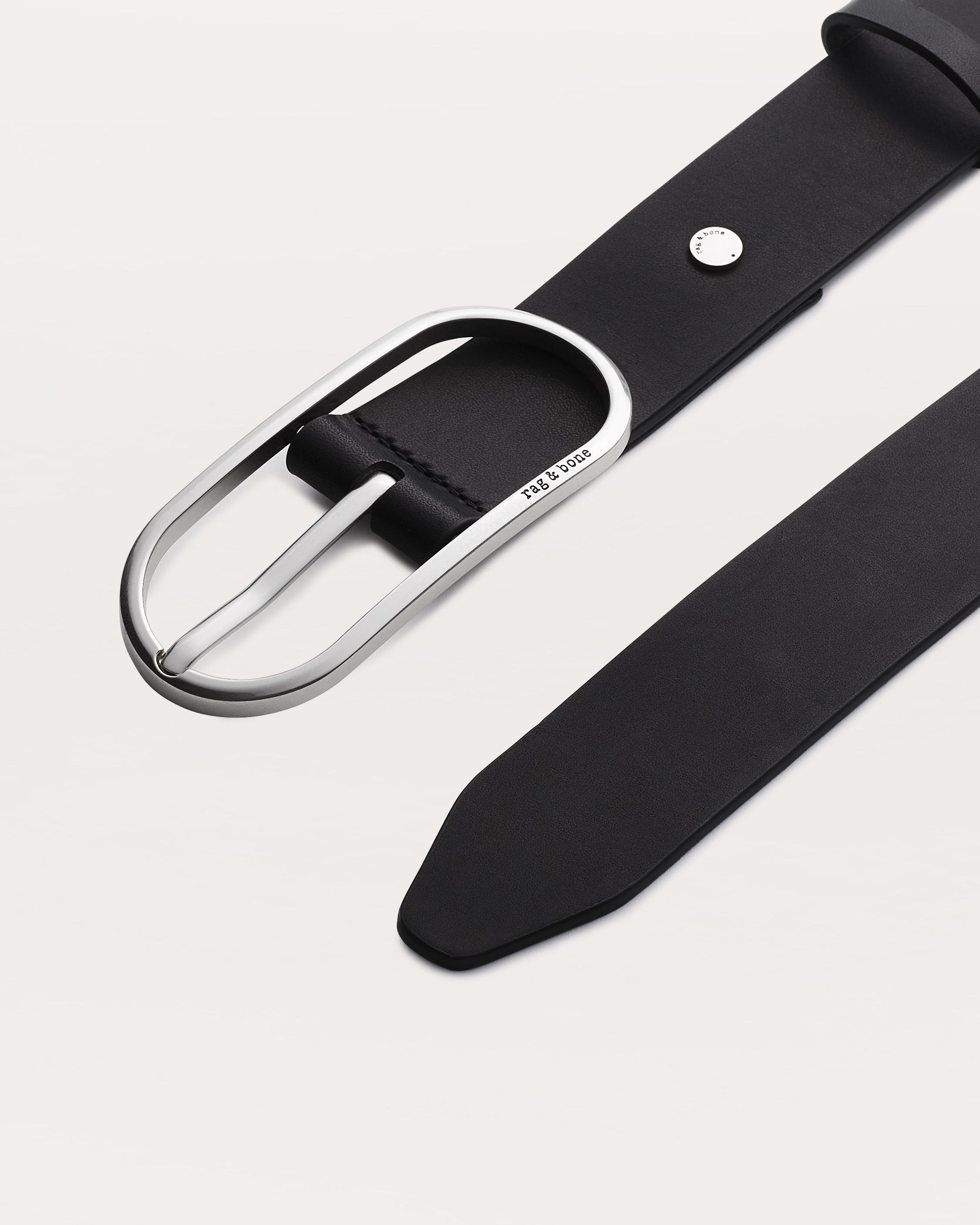 Rounded Rebound Leather Belt - 2