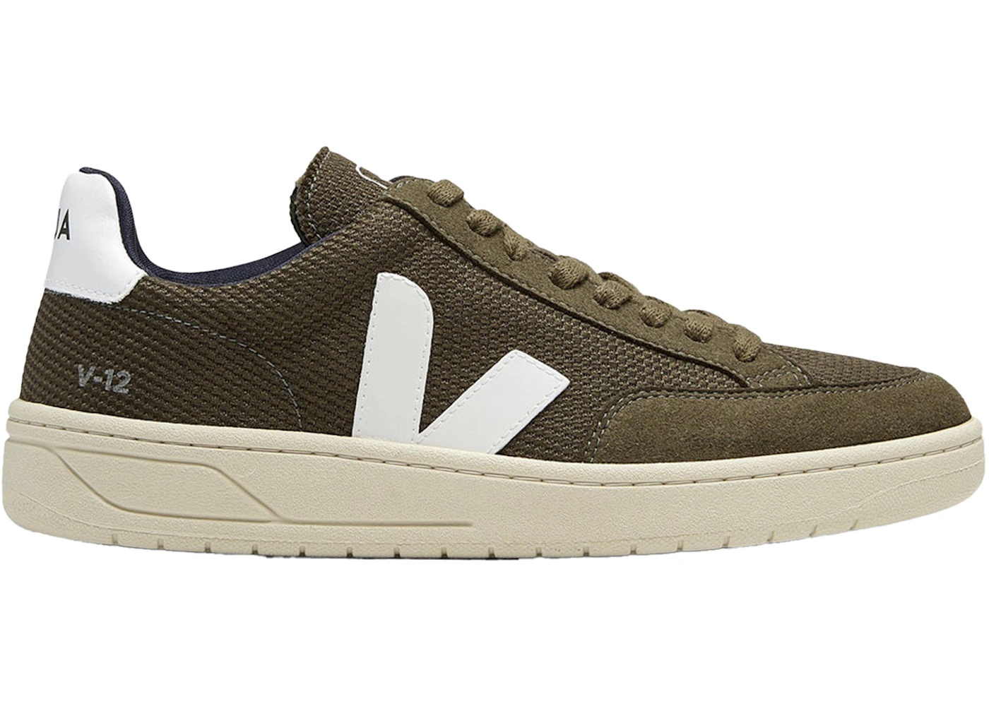 Veja V-12 Olive White - 1