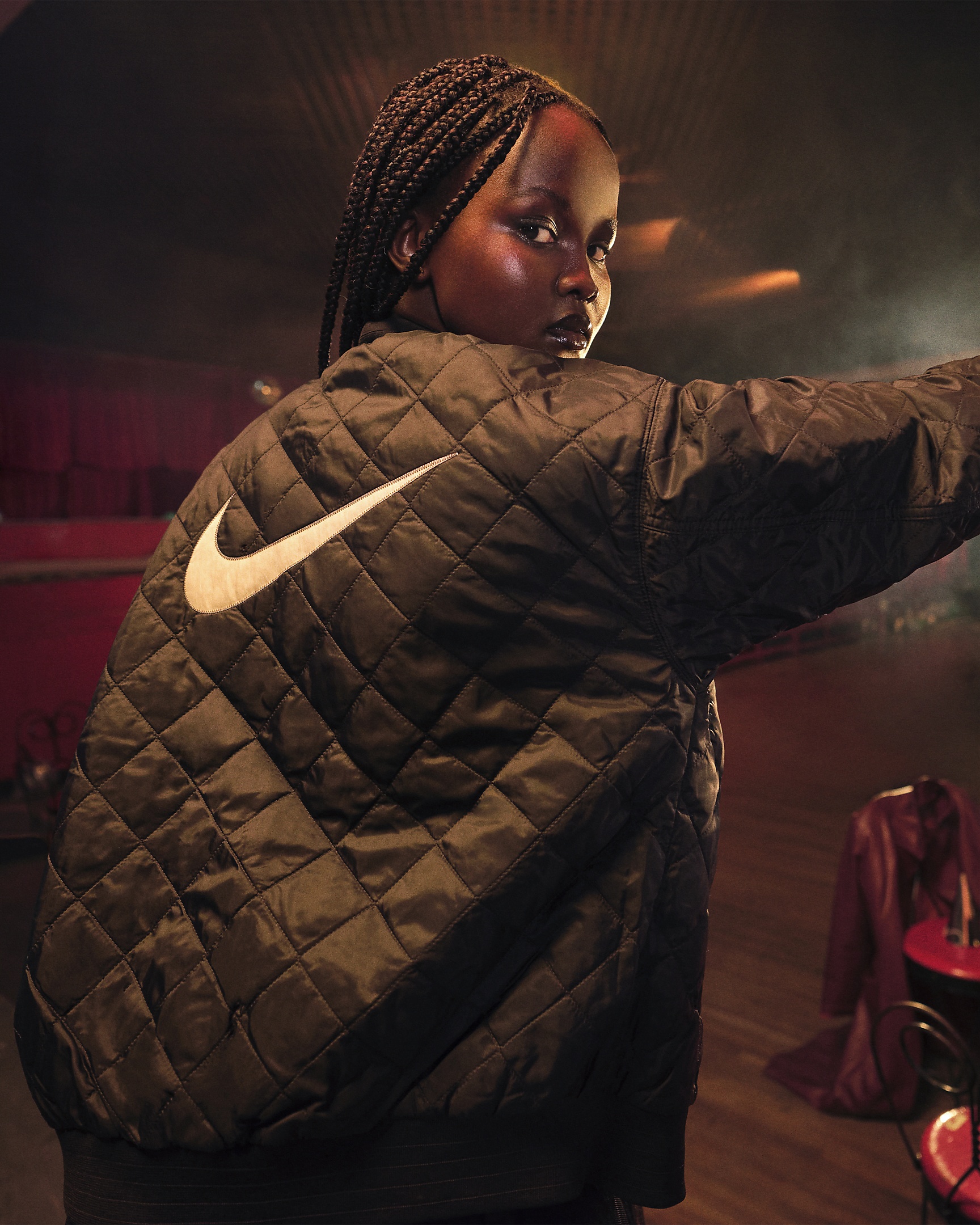 Nike Sportswear Women's Reversible Varsity Bomber Jacket - 7