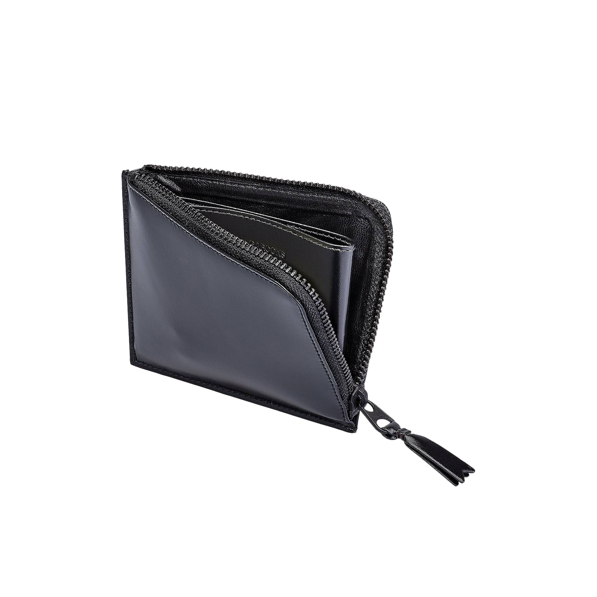 Comme des Garçons Leather Wallet 'Very Black' - 2