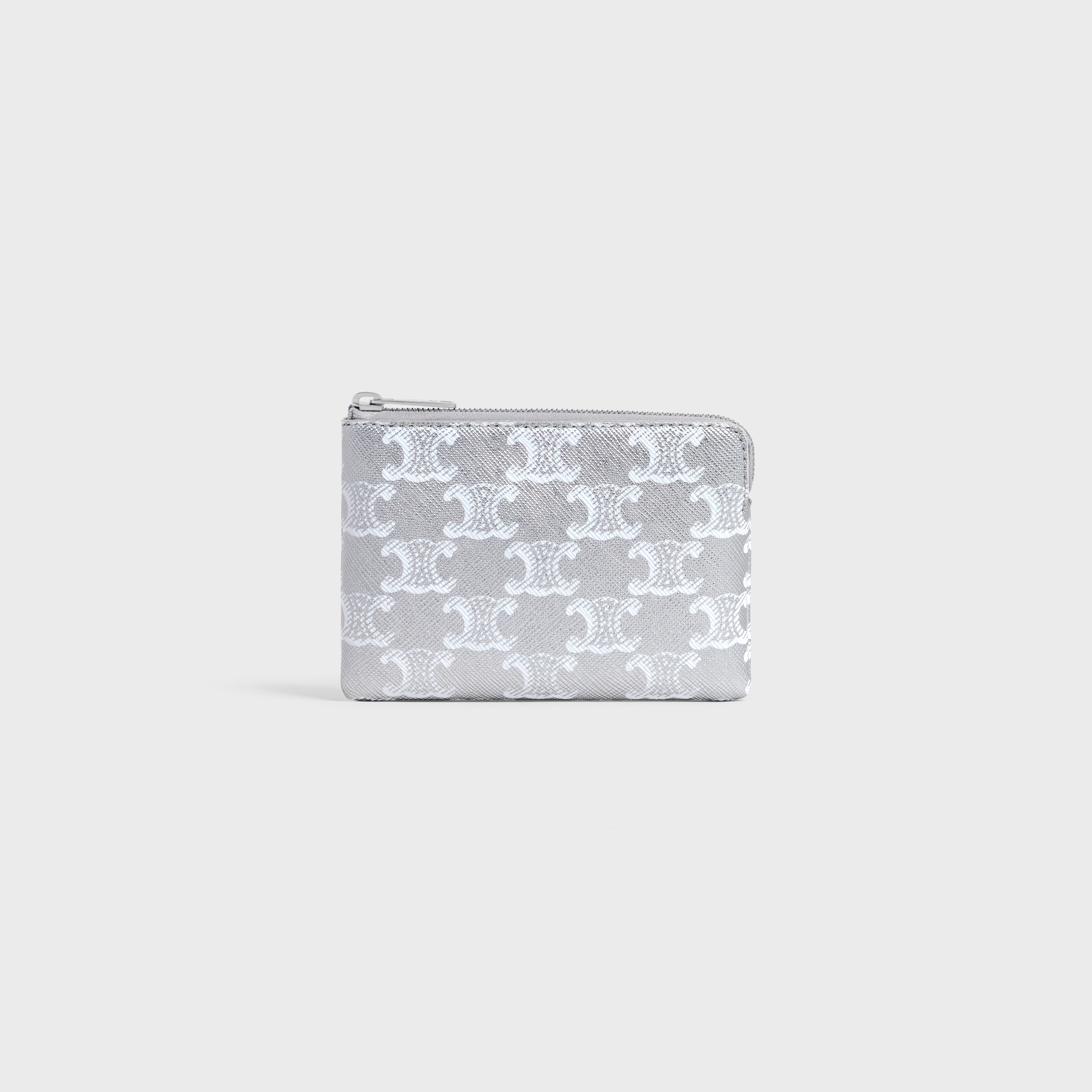 Coin & Card Pouch in Triomphe Canvas - 1