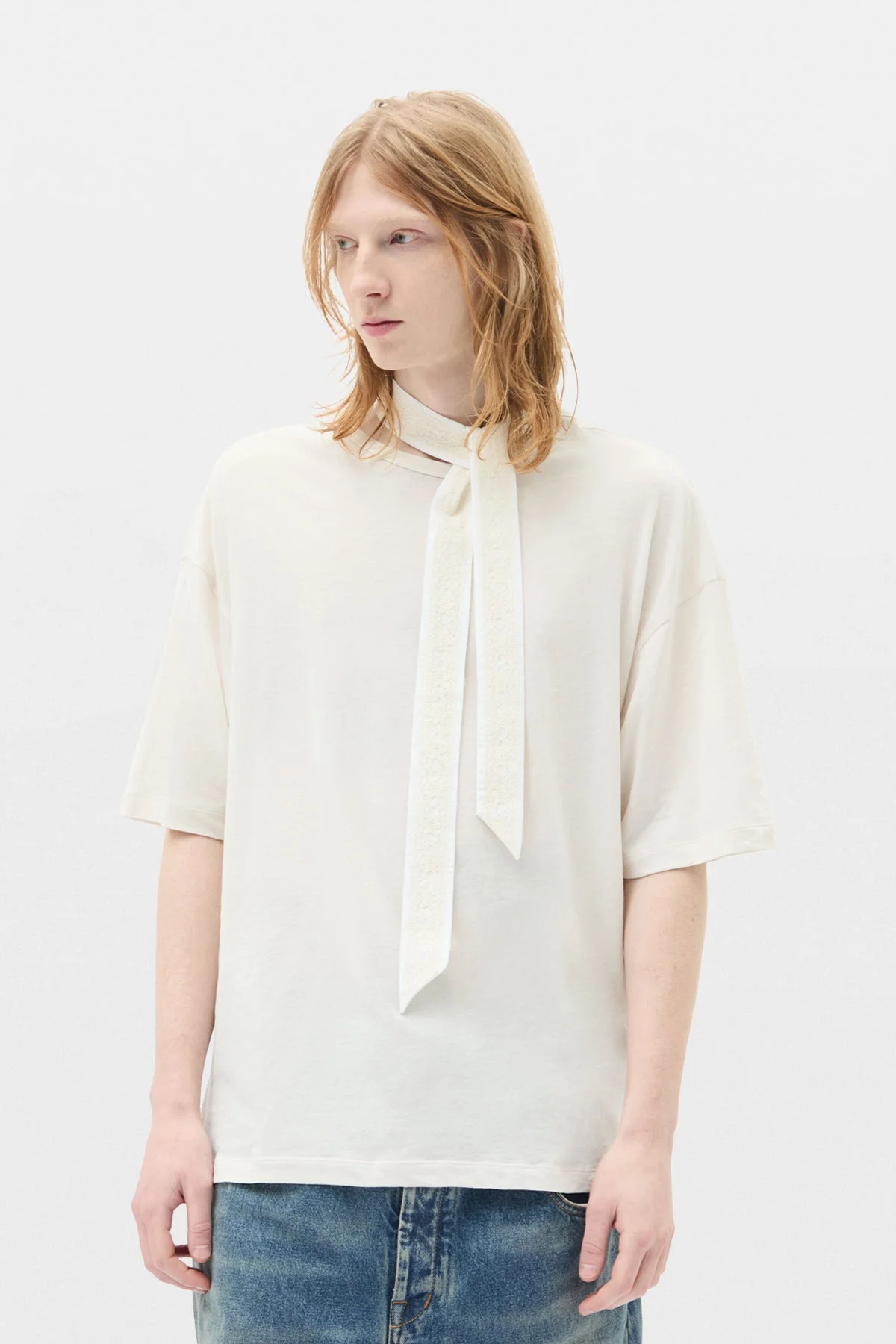 High Comfort T-Shirt With Detachable Collar - 1