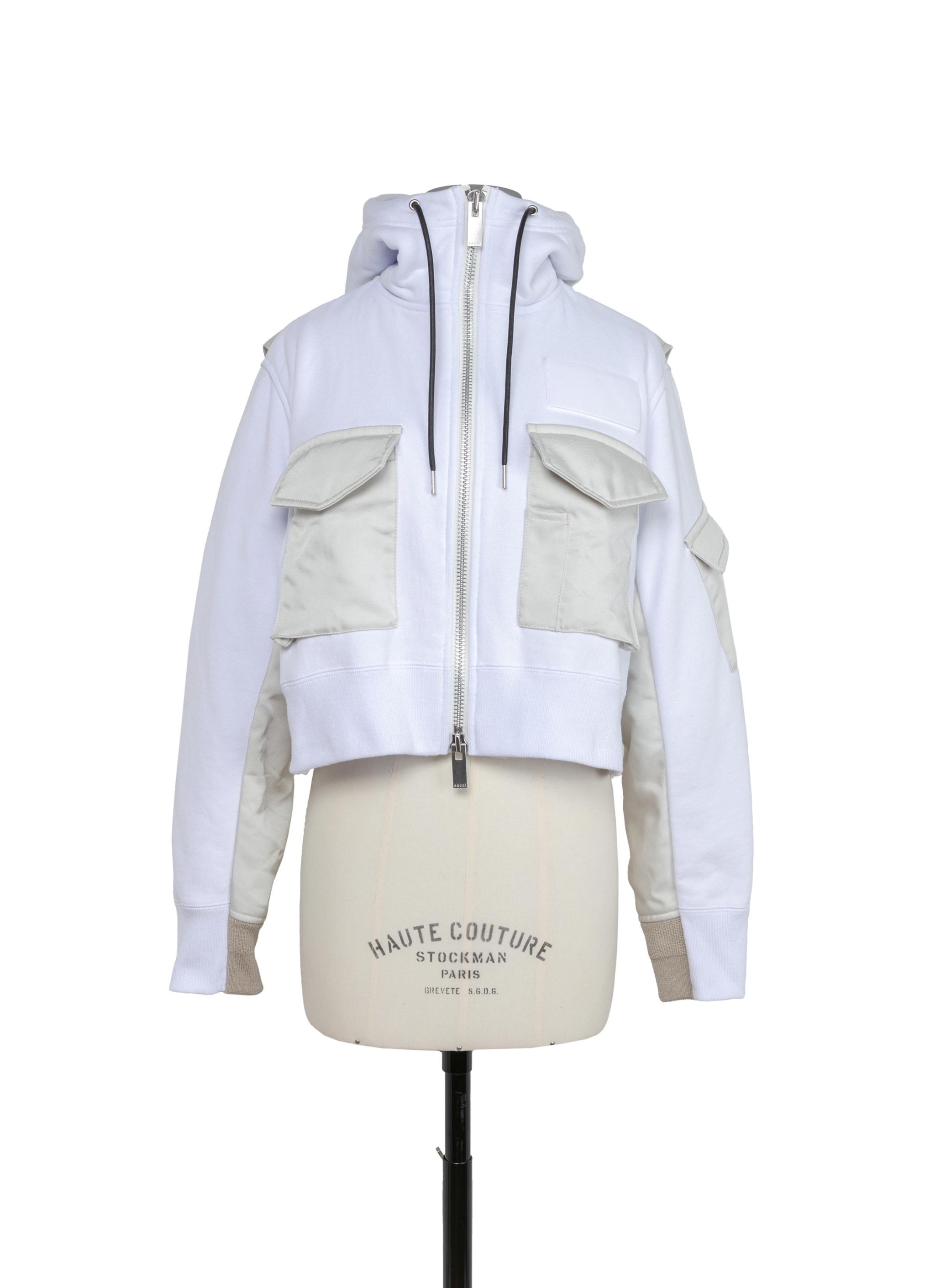 sacai x SPIEWAK Cotton Jersey Hoodie - 1