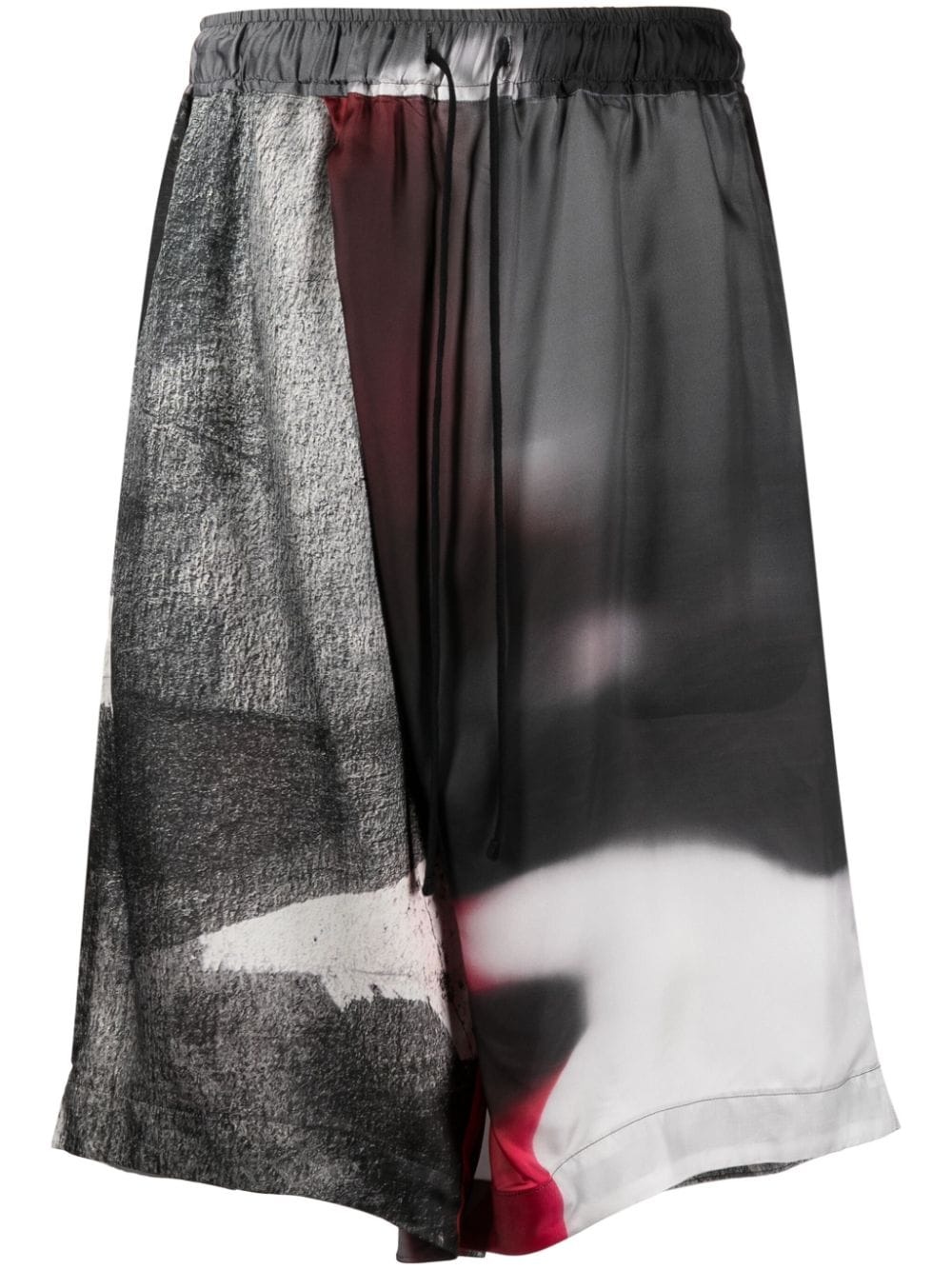 graphic-print bermuda shorts - 1
