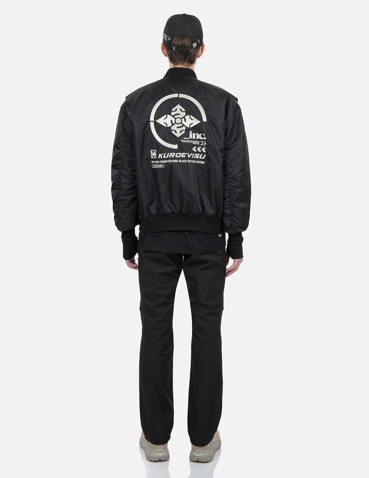 Mock 2-in-1 Bomber Jacket - 5