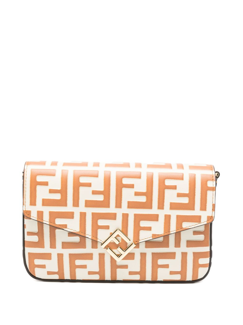 FF Diamonds flap crossbody bag - 4