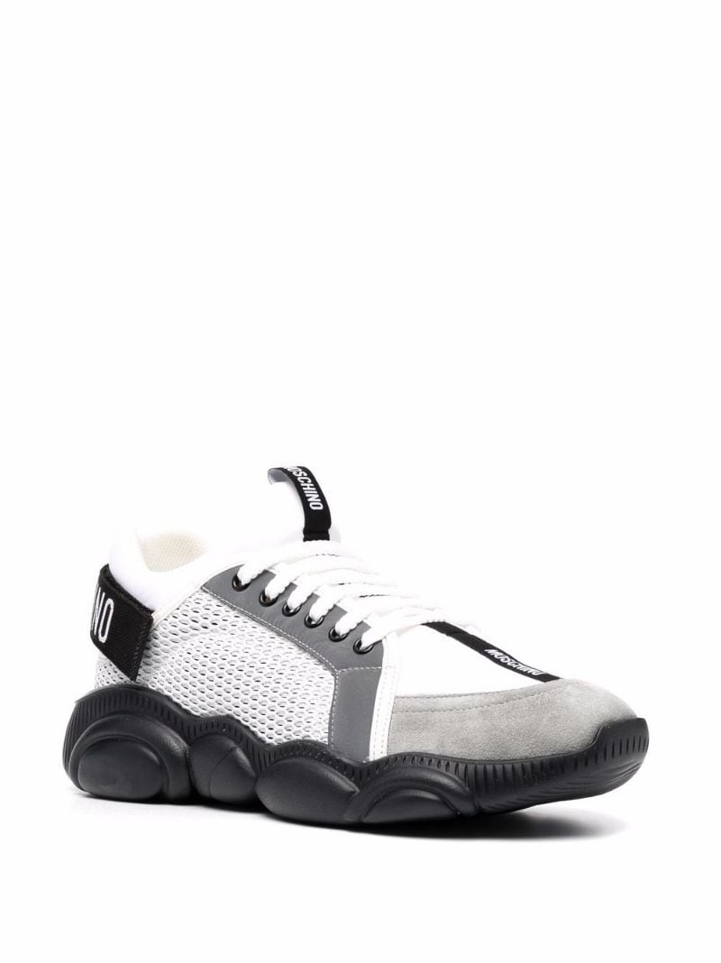 mesh-panelled chunky sneakers - 2