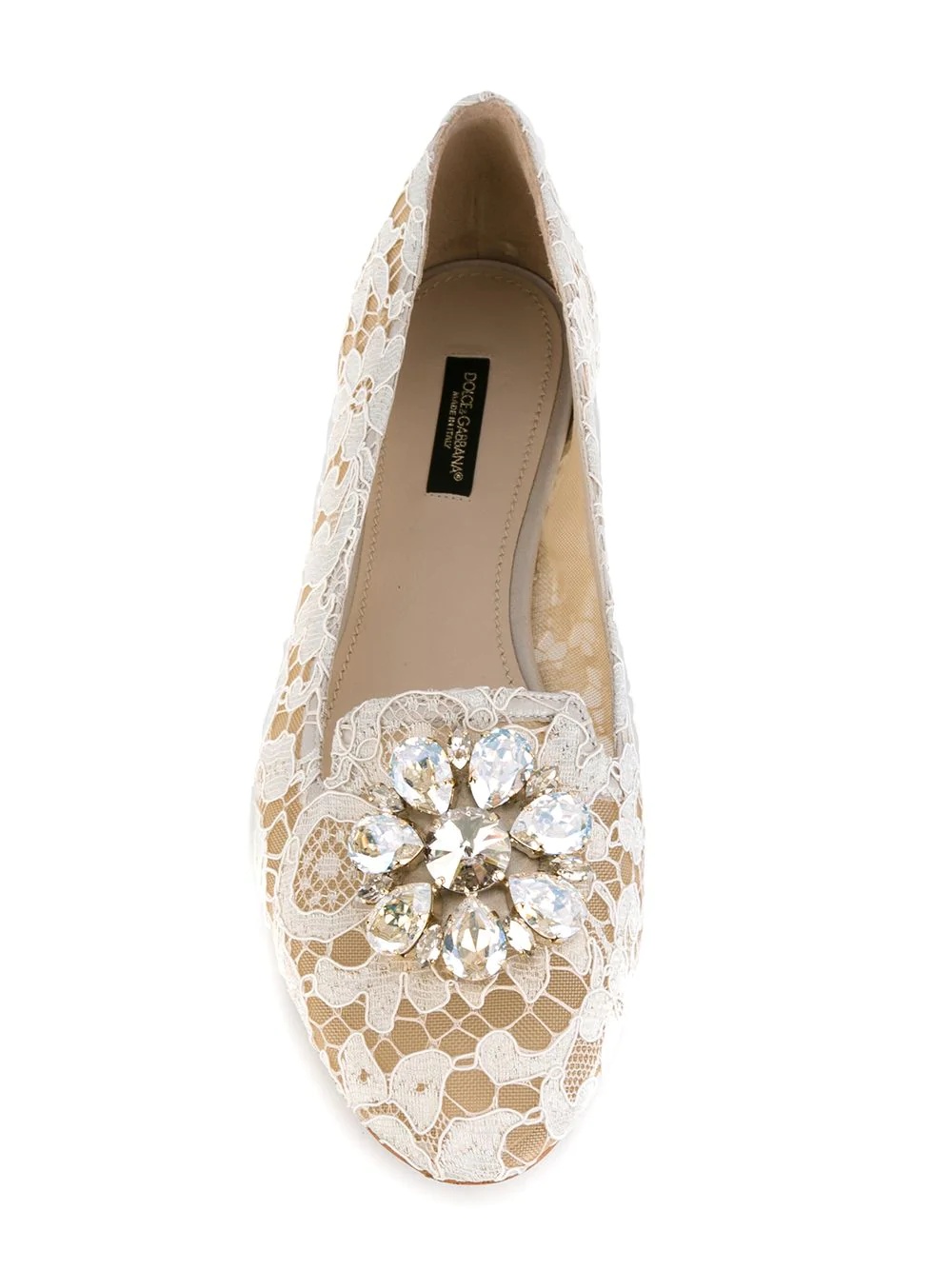 Vally Taormina lace ballerina shoes - 4