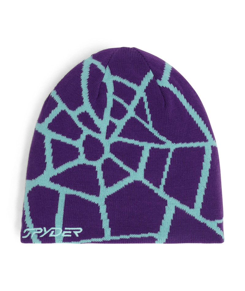 Mens Reversible Web Beanie - Glacier Blue 1