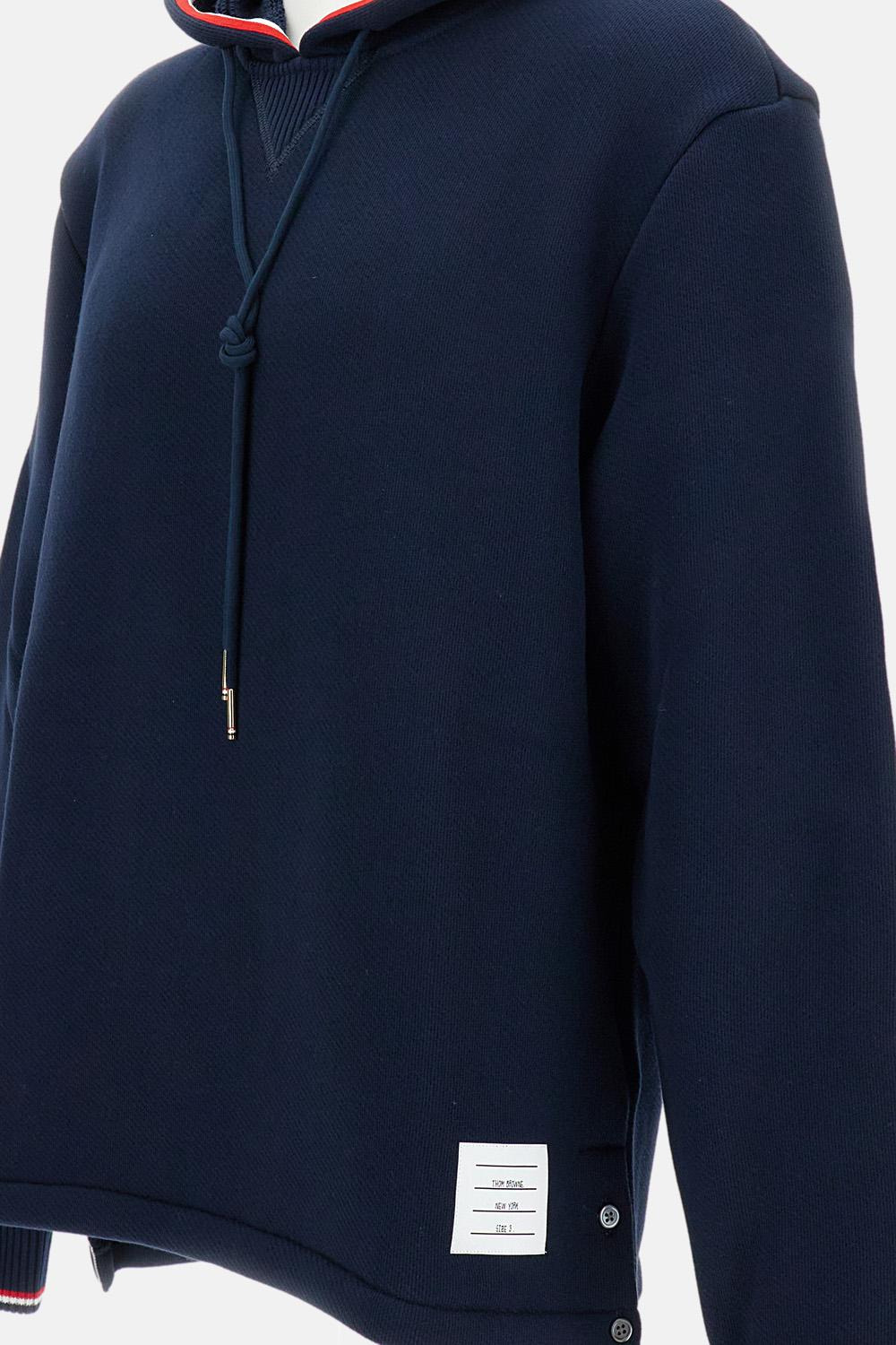 HOODIE WITH CONTRAST STRIPES - 3
