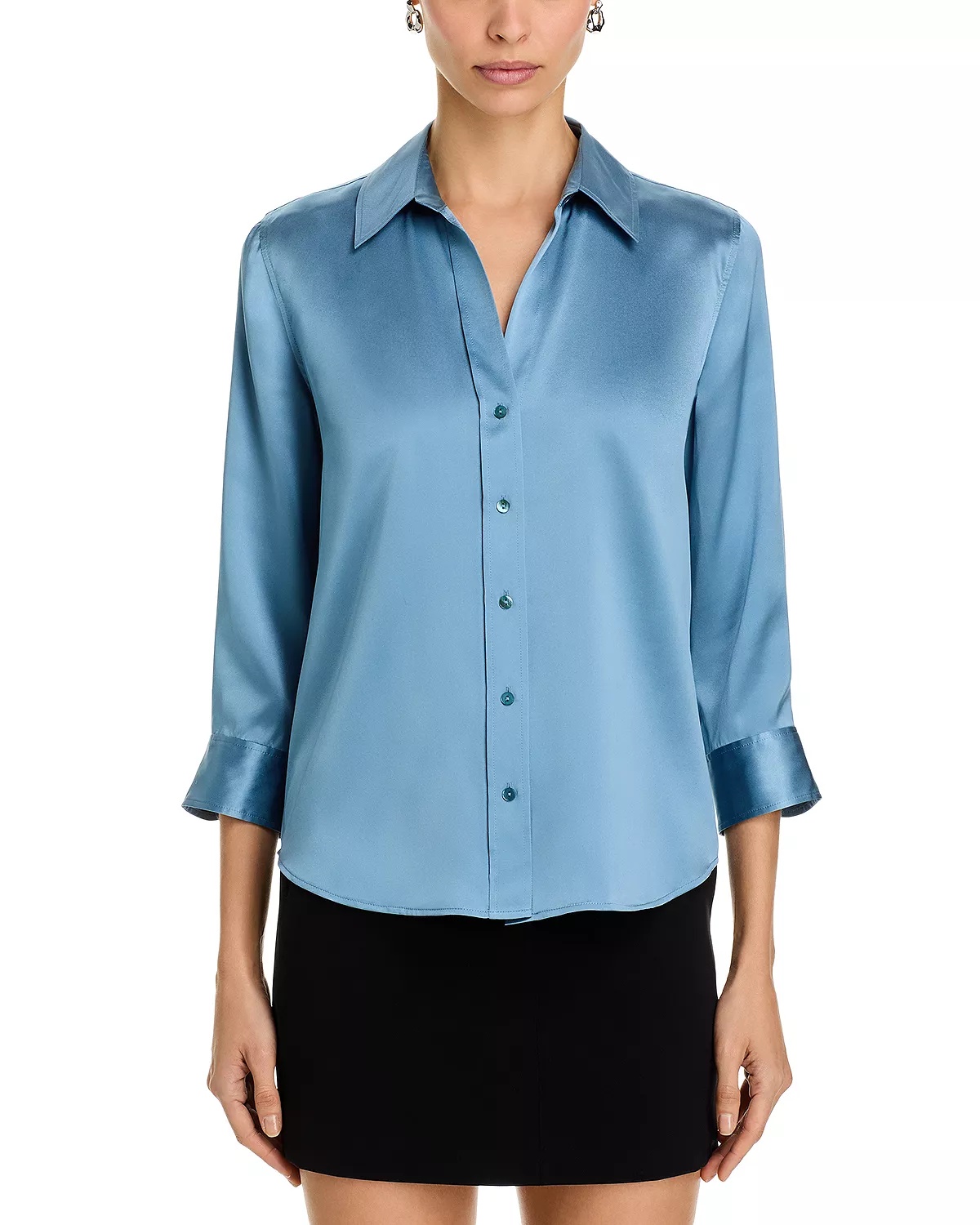 Dani Silk Charmeuse Blouse - 6