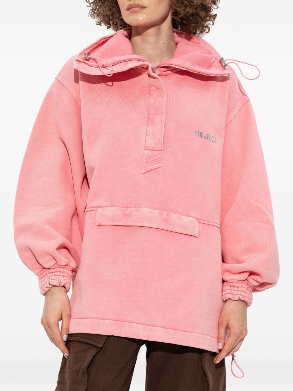 drawstring cotton jacket - 3