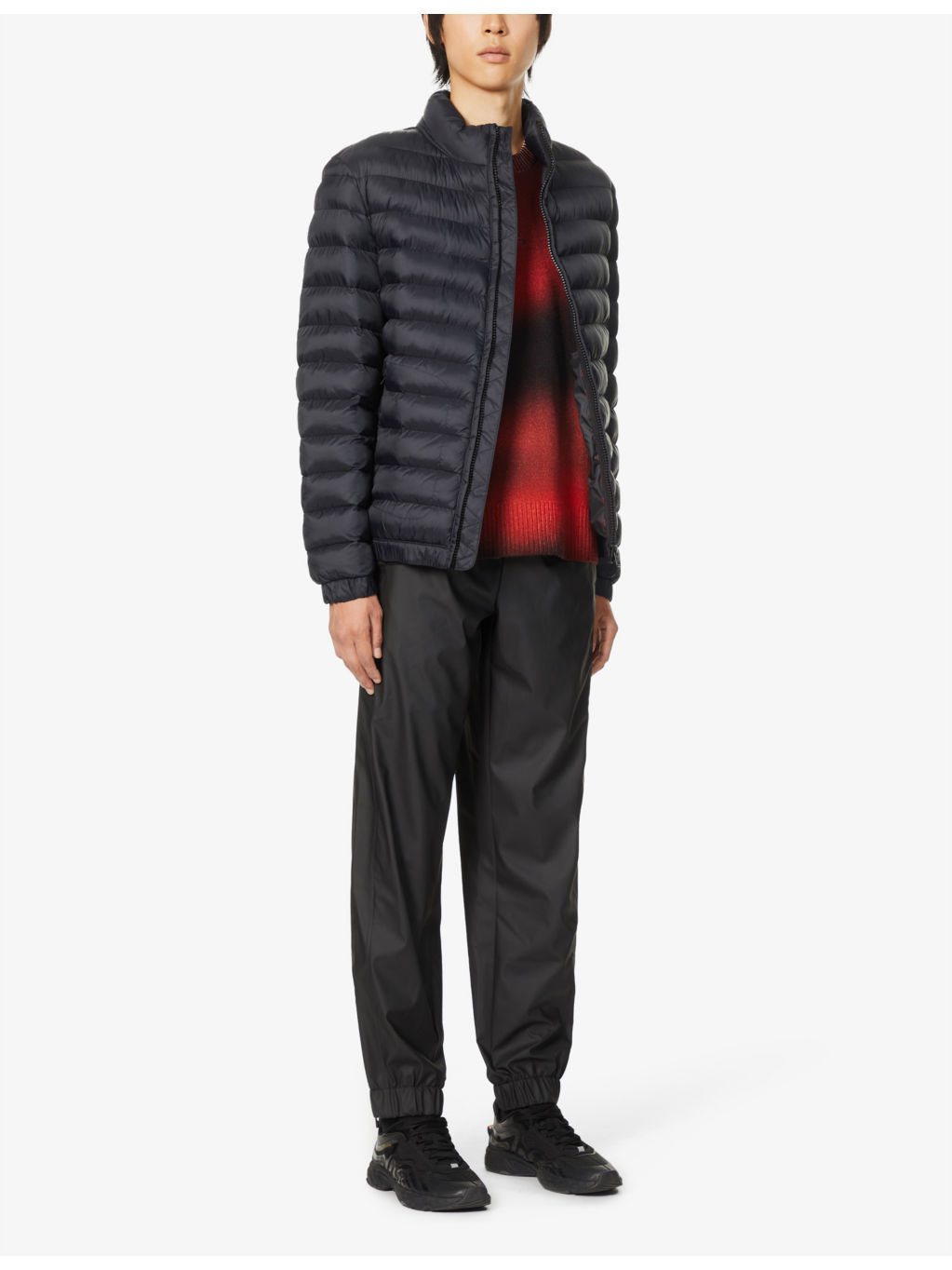 High-neck padded shell jacket - 2
