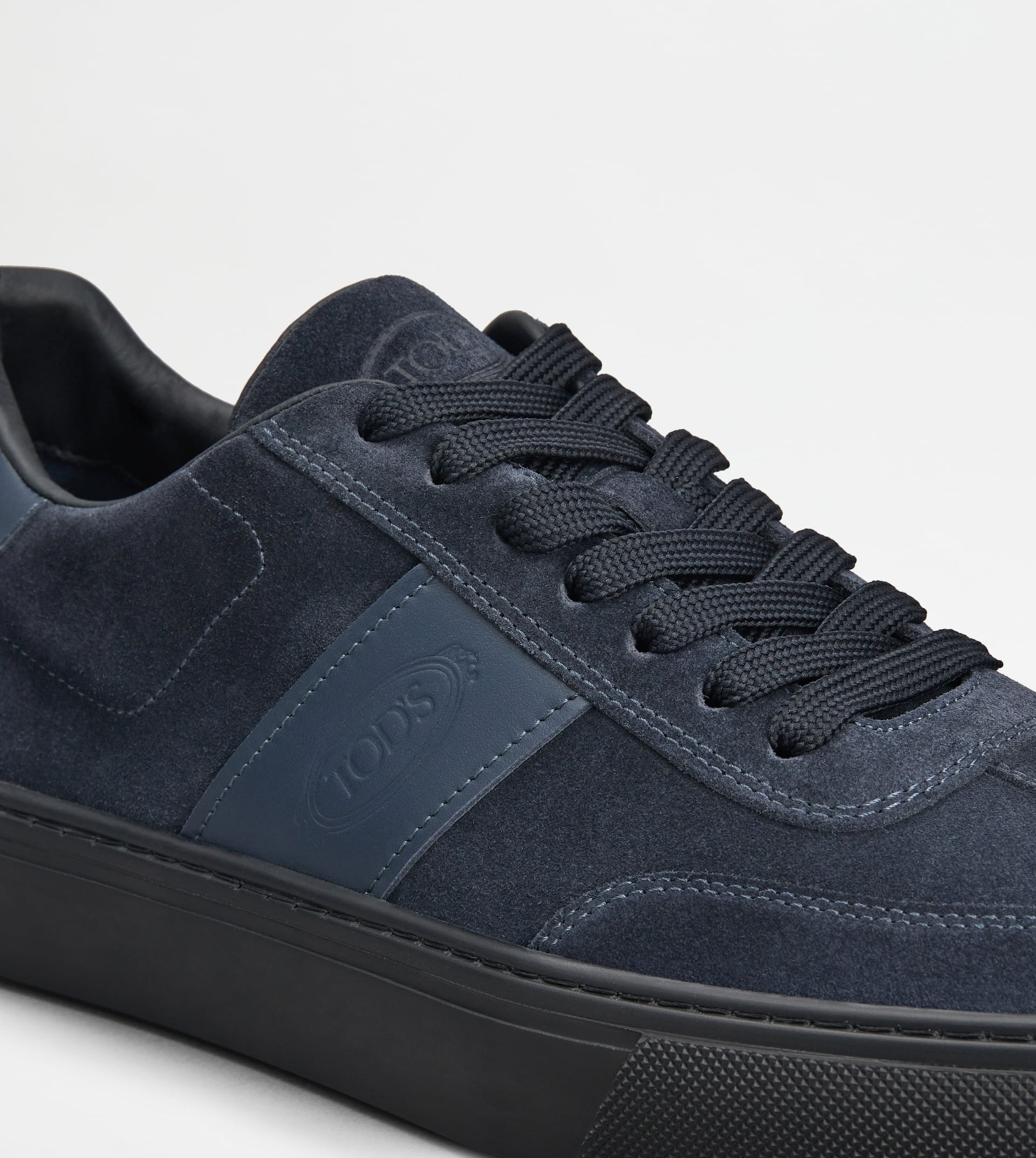 TOD'S SNEAKERS IN SUEDE - BLUE - 5