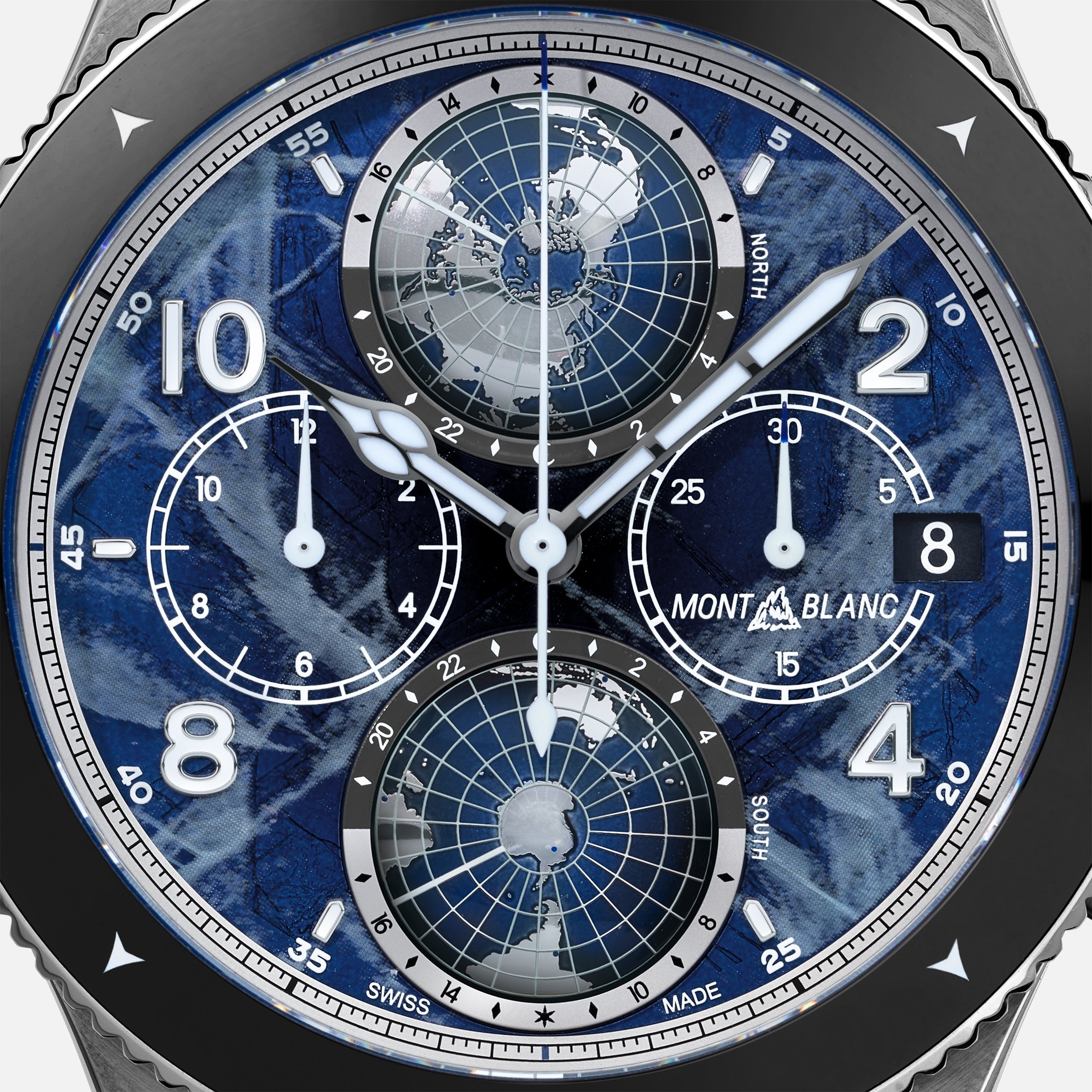 Montblanc 1858 Geosphere Chronograph 0 Oxygen Limited Edition - 290 pieces - 4