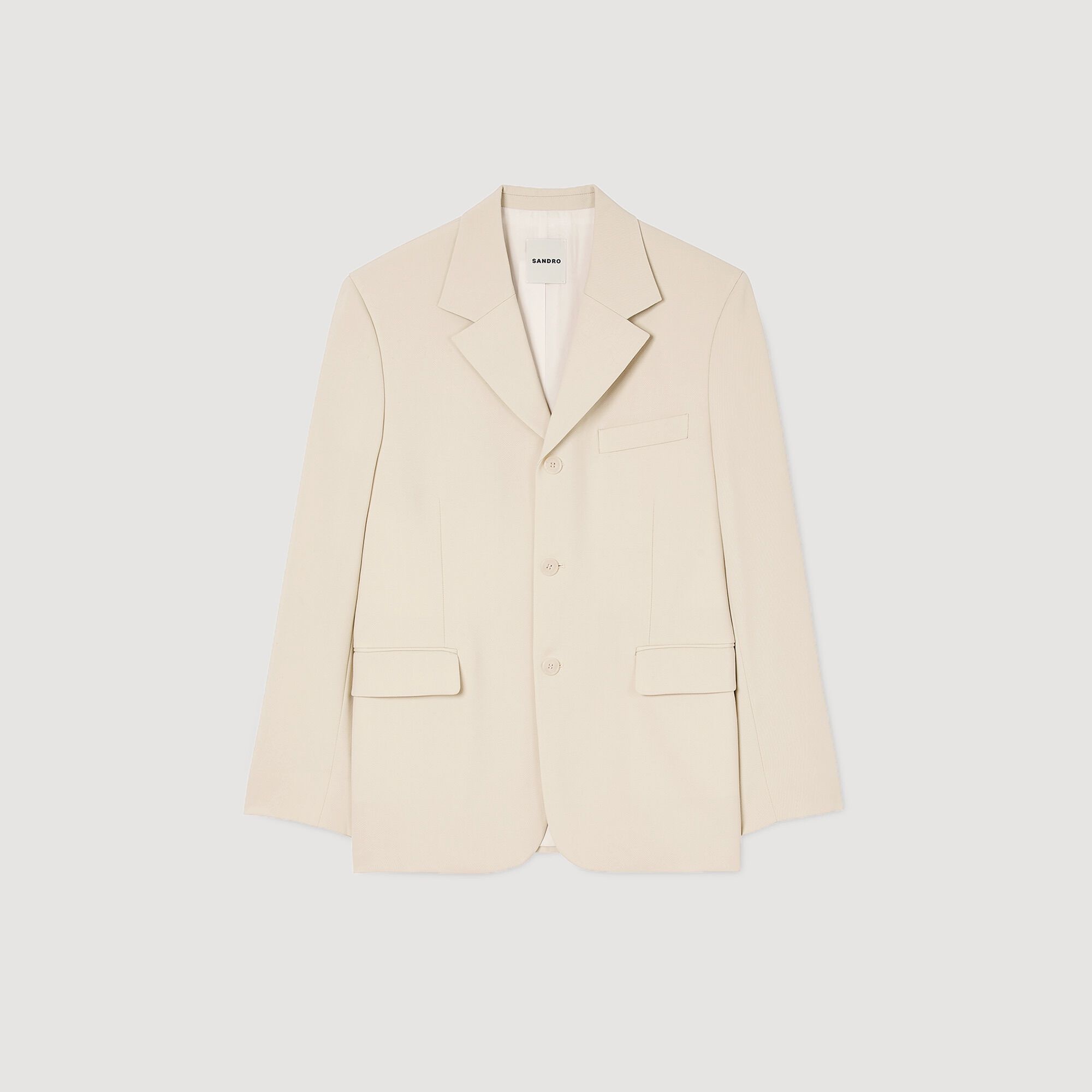 OVERSIZED WOOL SUIT JACKET - 6